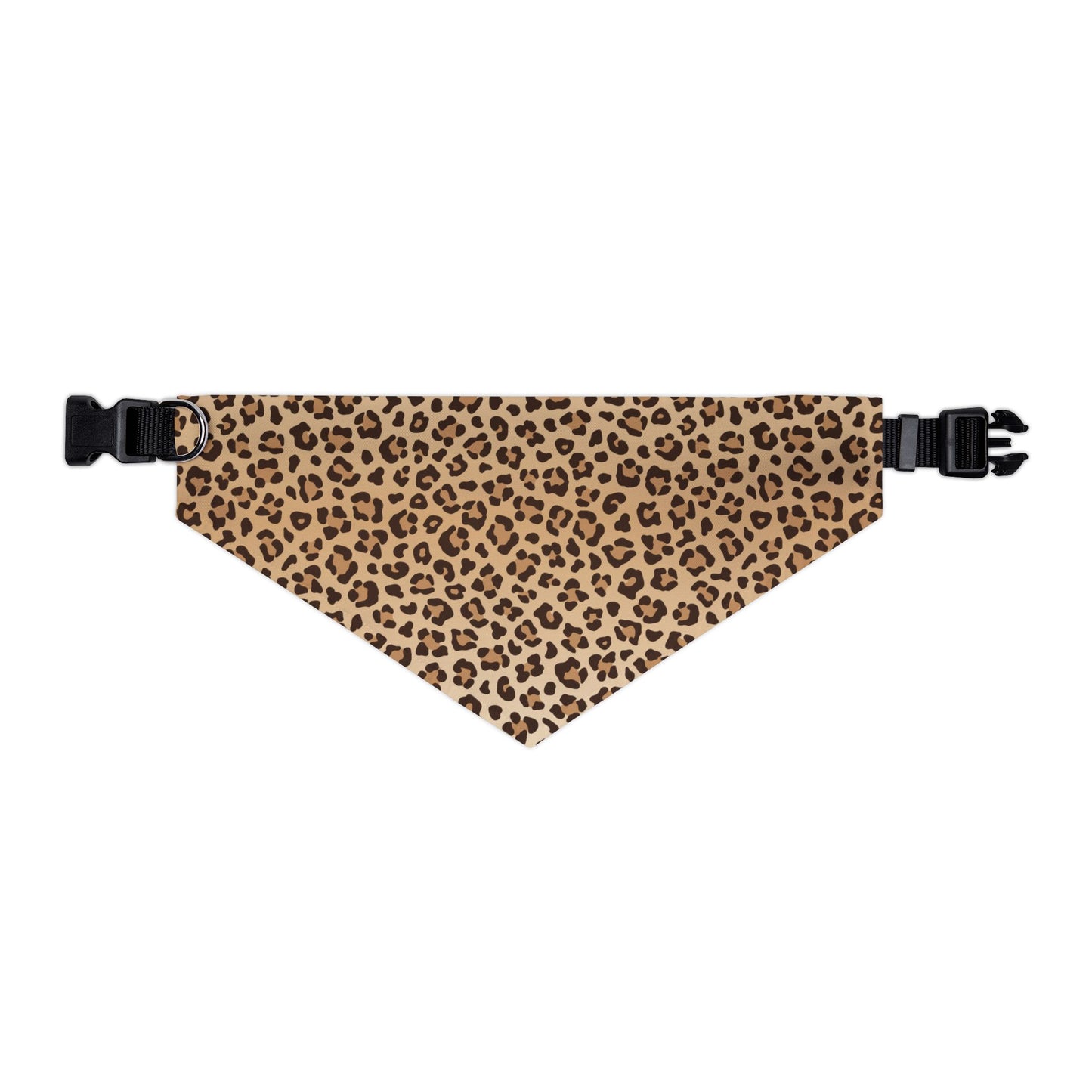 Leopard Print Pet Bandana Collar ๐