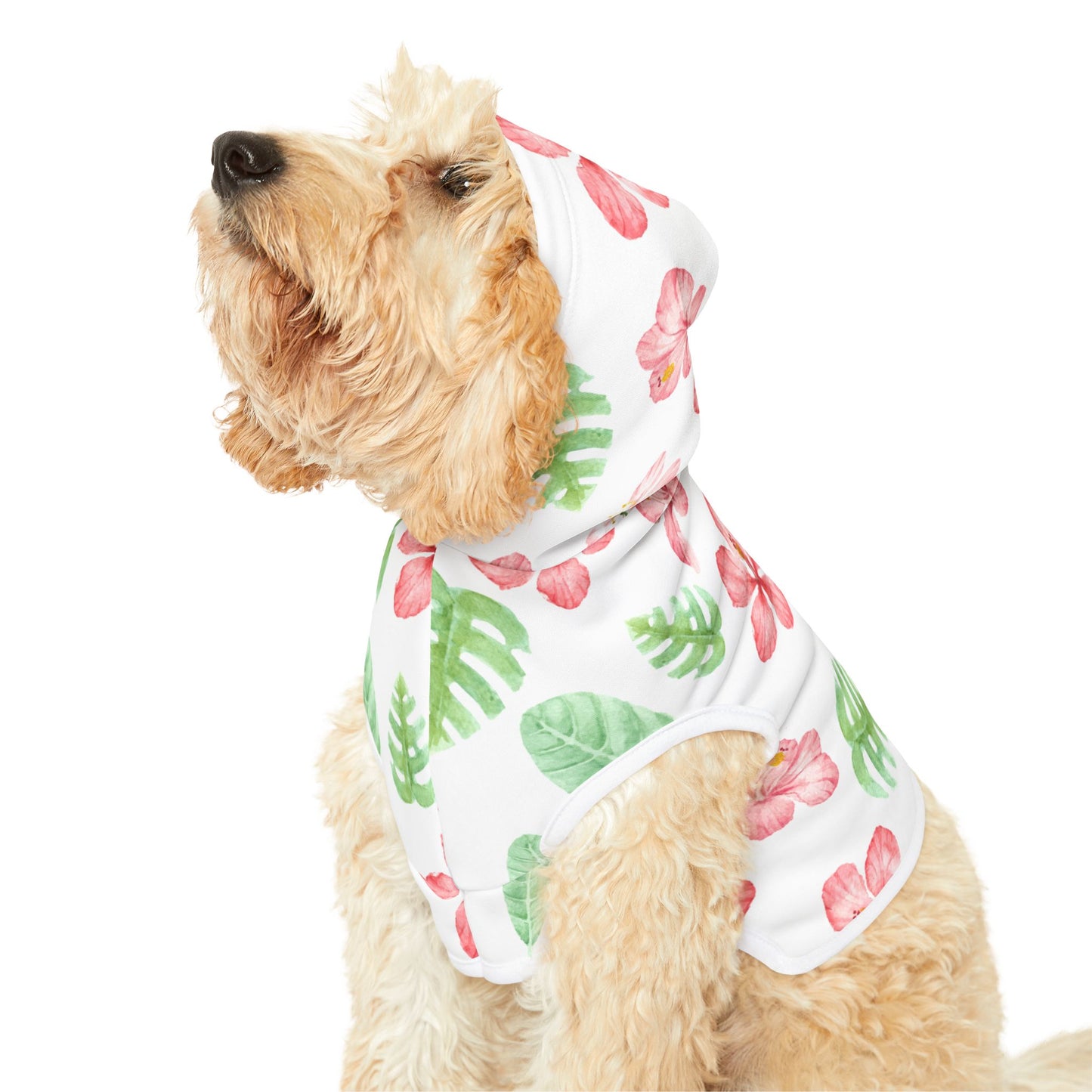 Tropical Floral Pet Hoodie 🌺