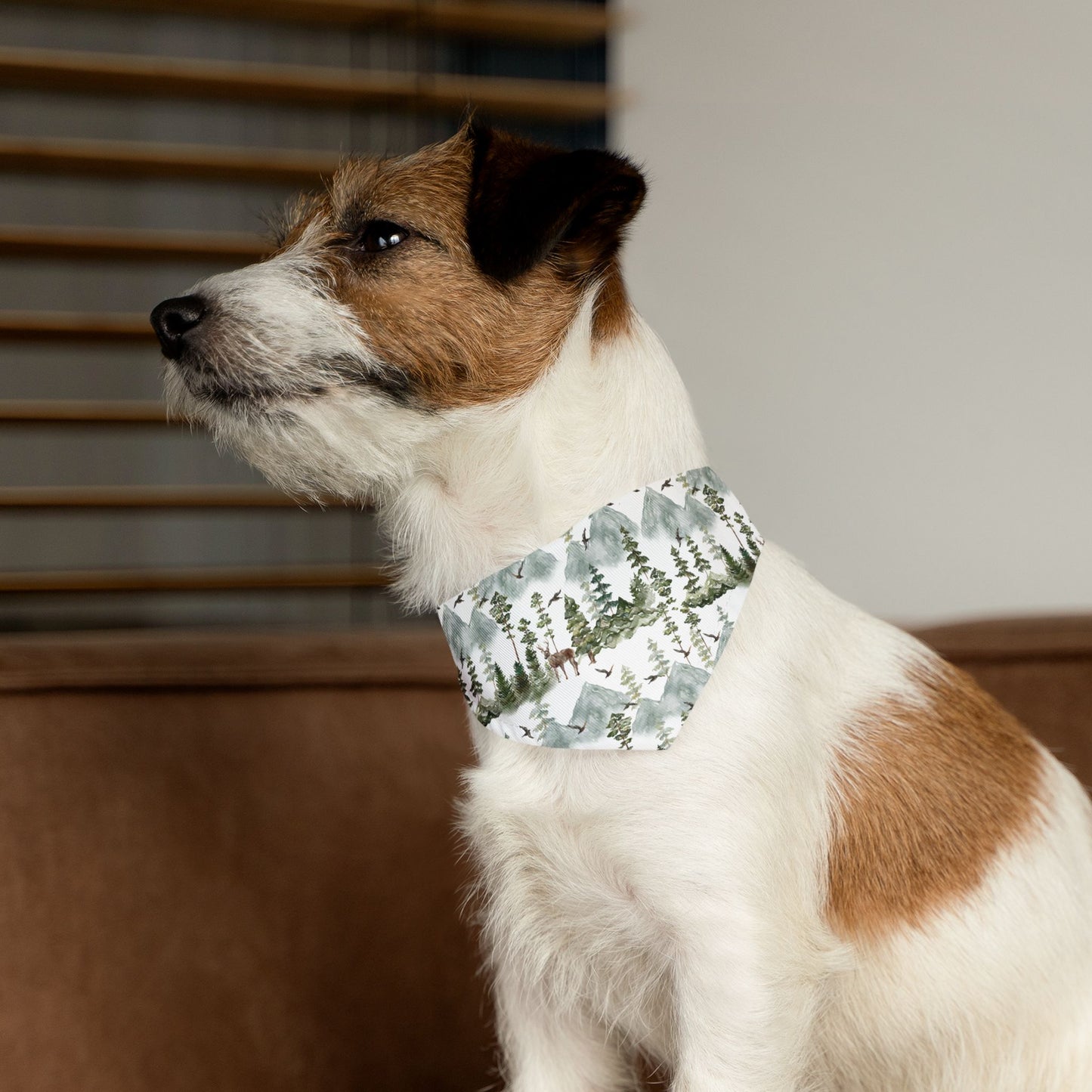 Cozy Woodland Pet Bandana Collar 🌲🦌