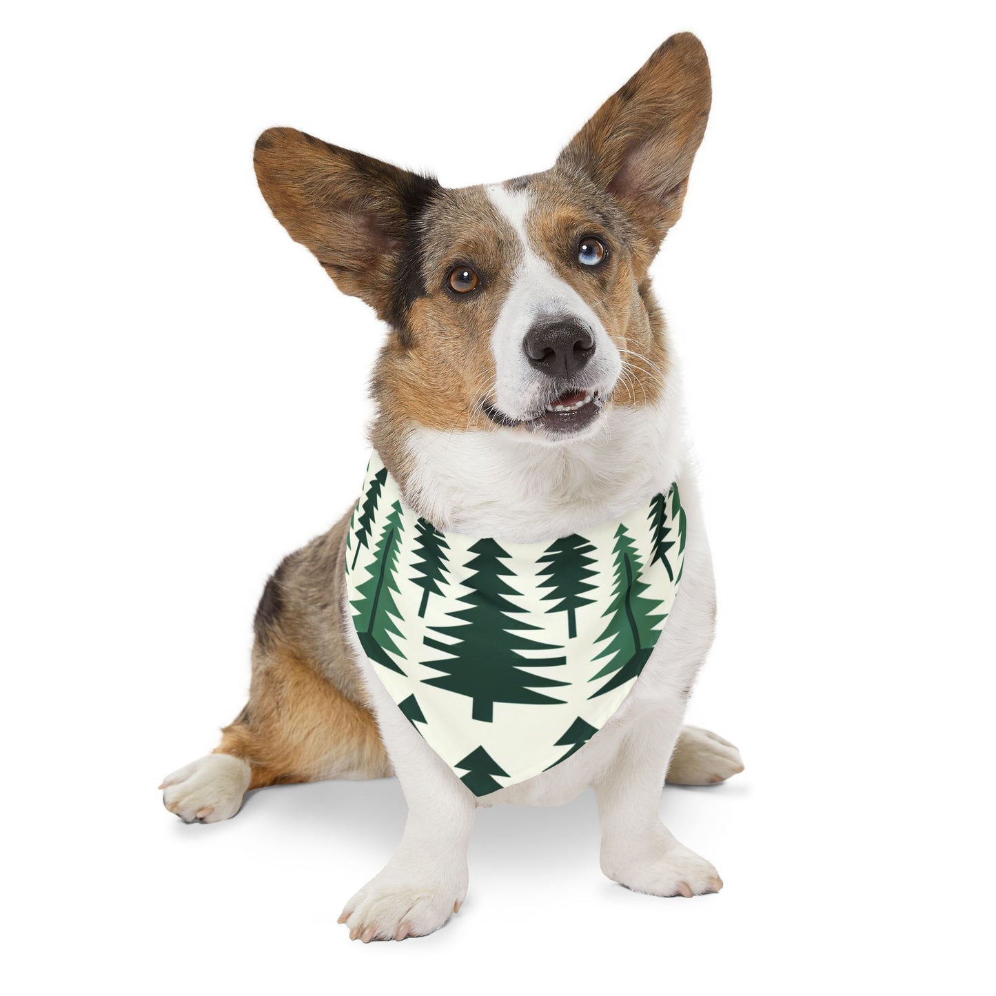 Pine Tree Pet Bandana Collar