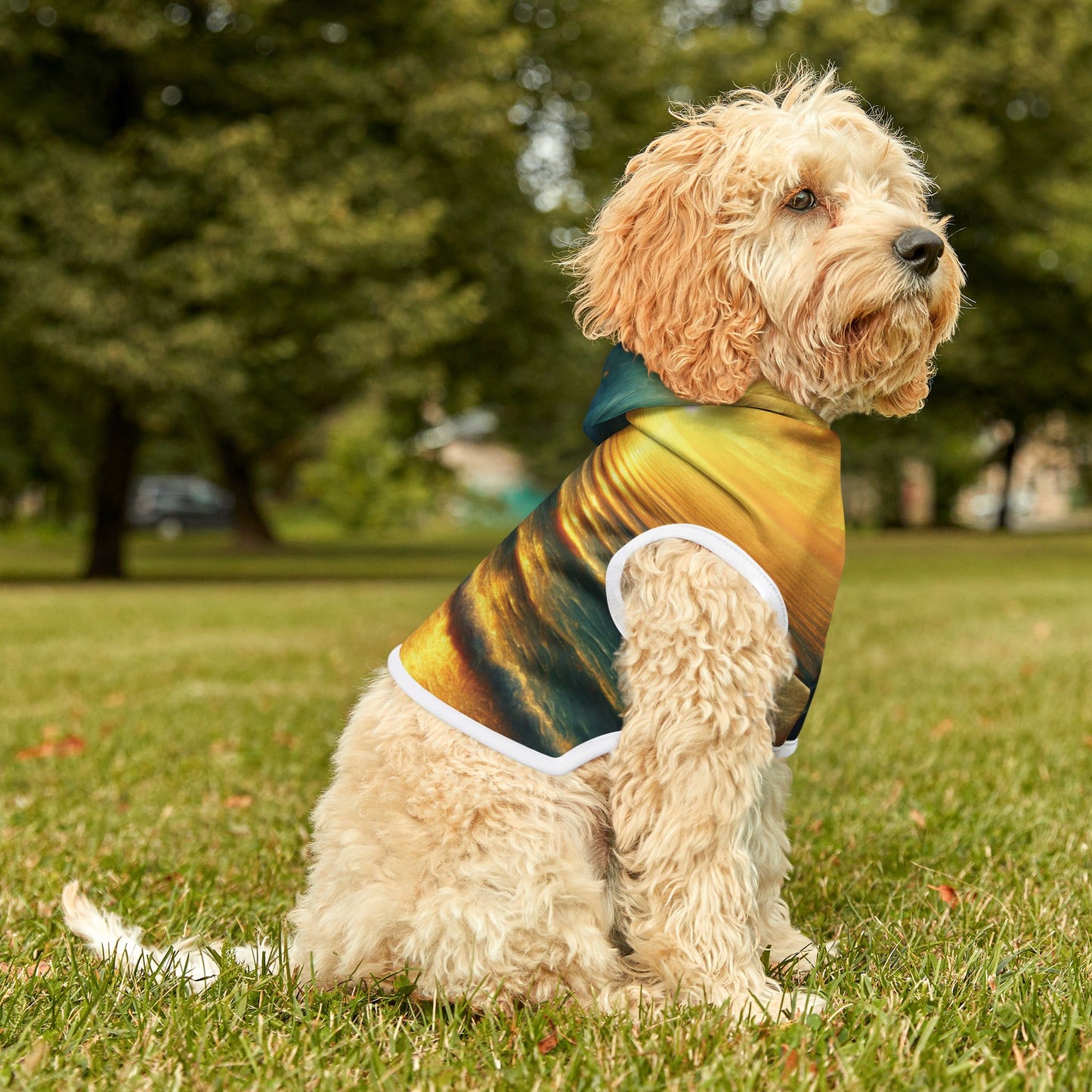 Surreal Sunset Beach Pet Hoodie