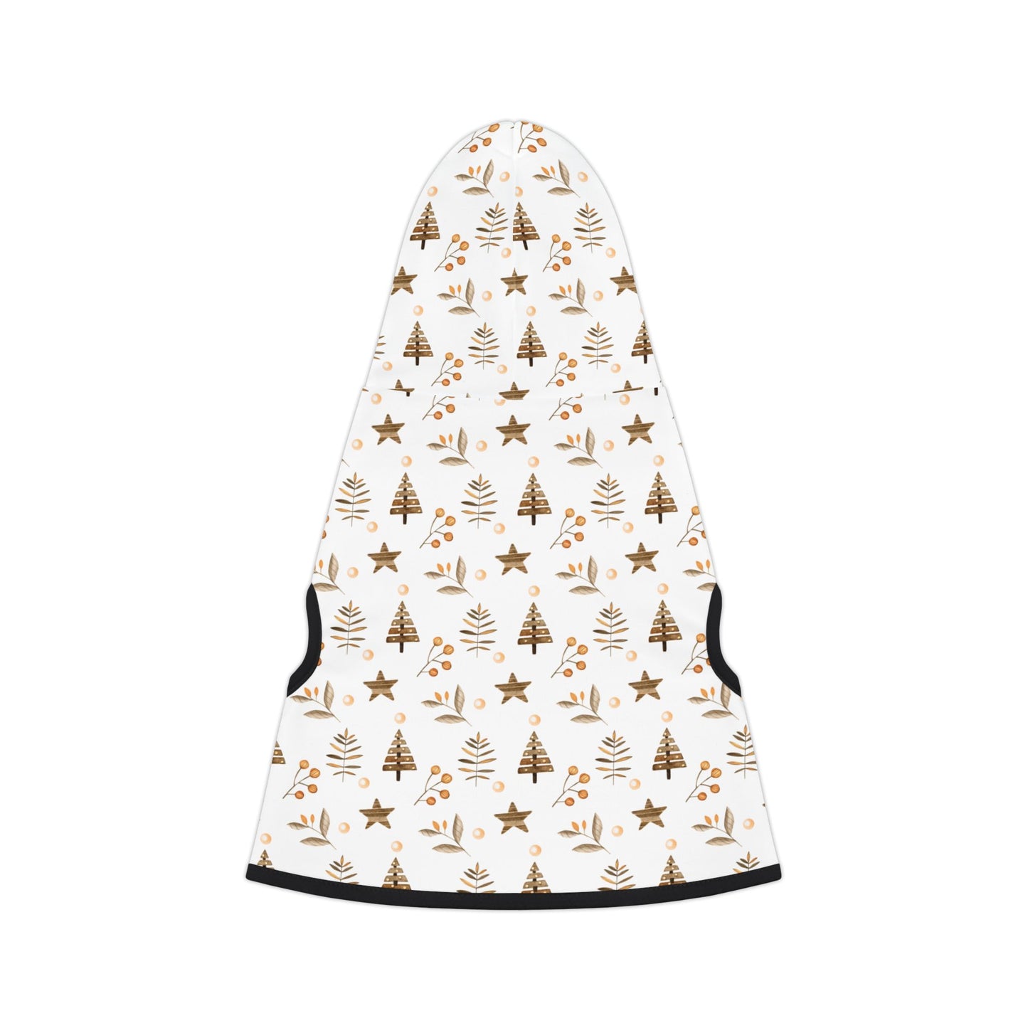 Minimal Holiday Taupe Pet Hoodie 🤎