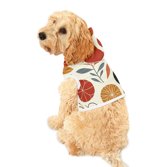 Floral Fruit Pet Hoodie 🍓🌸