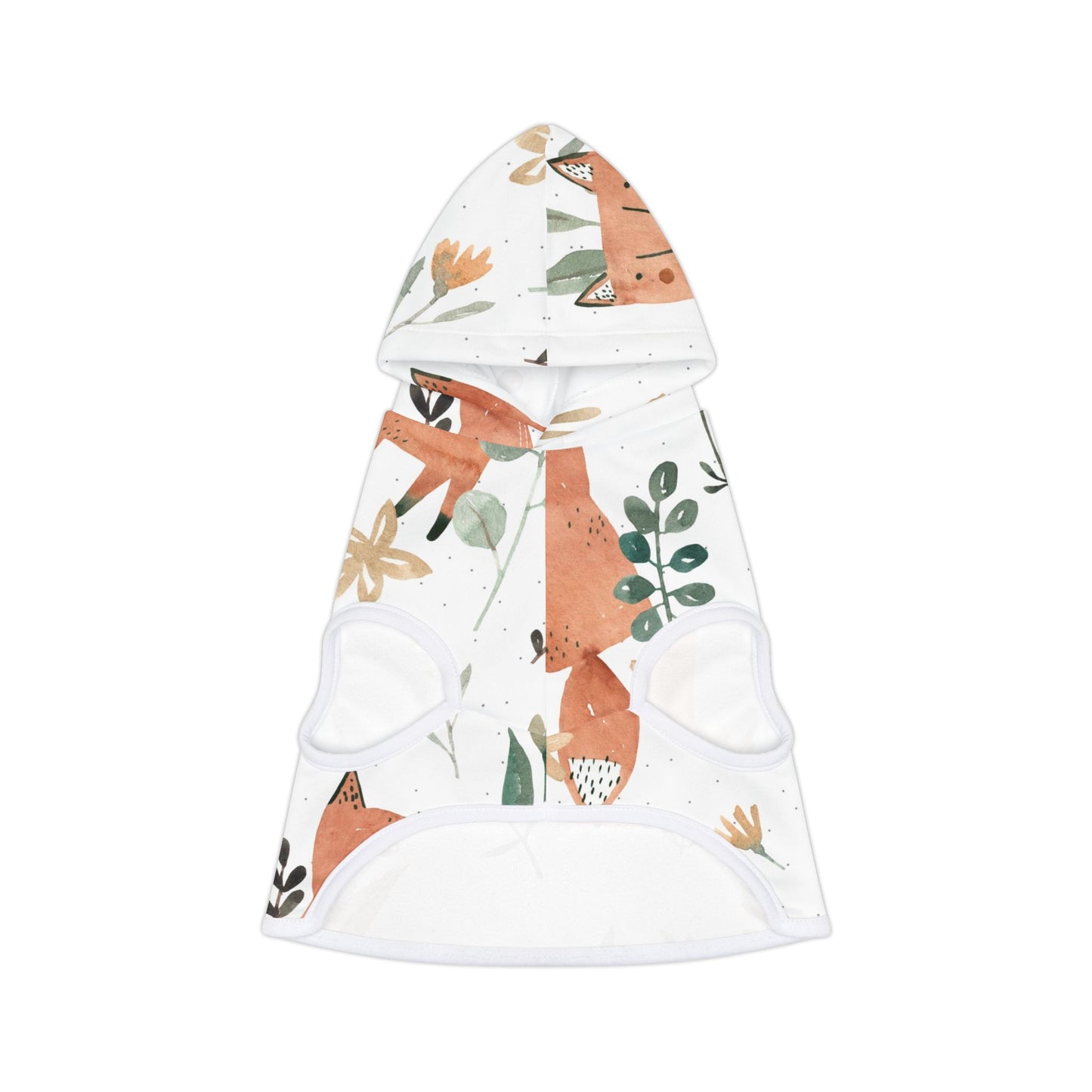 Fox Pattern Pet Hoodie 🦊