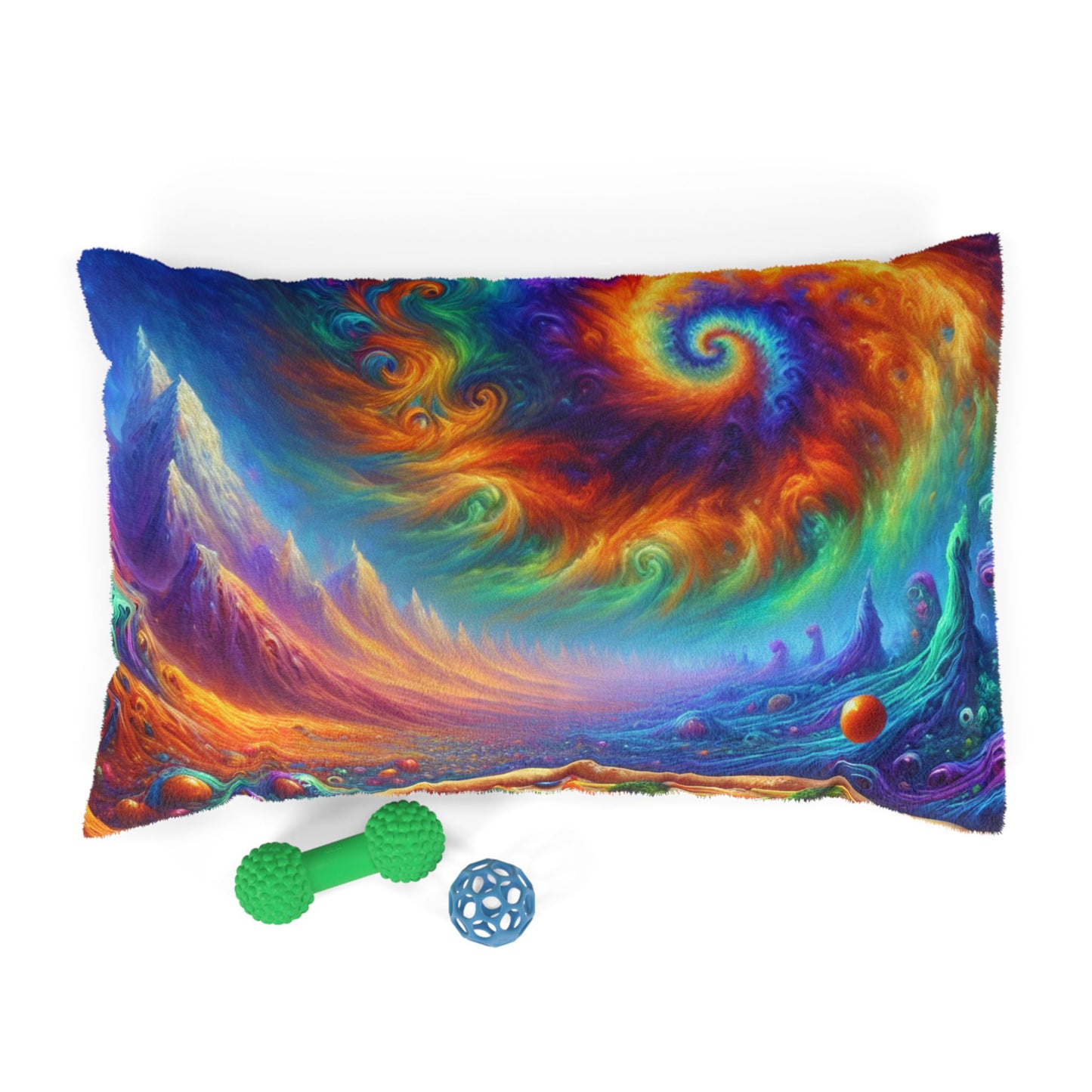 Tie-Dye Pizza Pet Bed 🍕