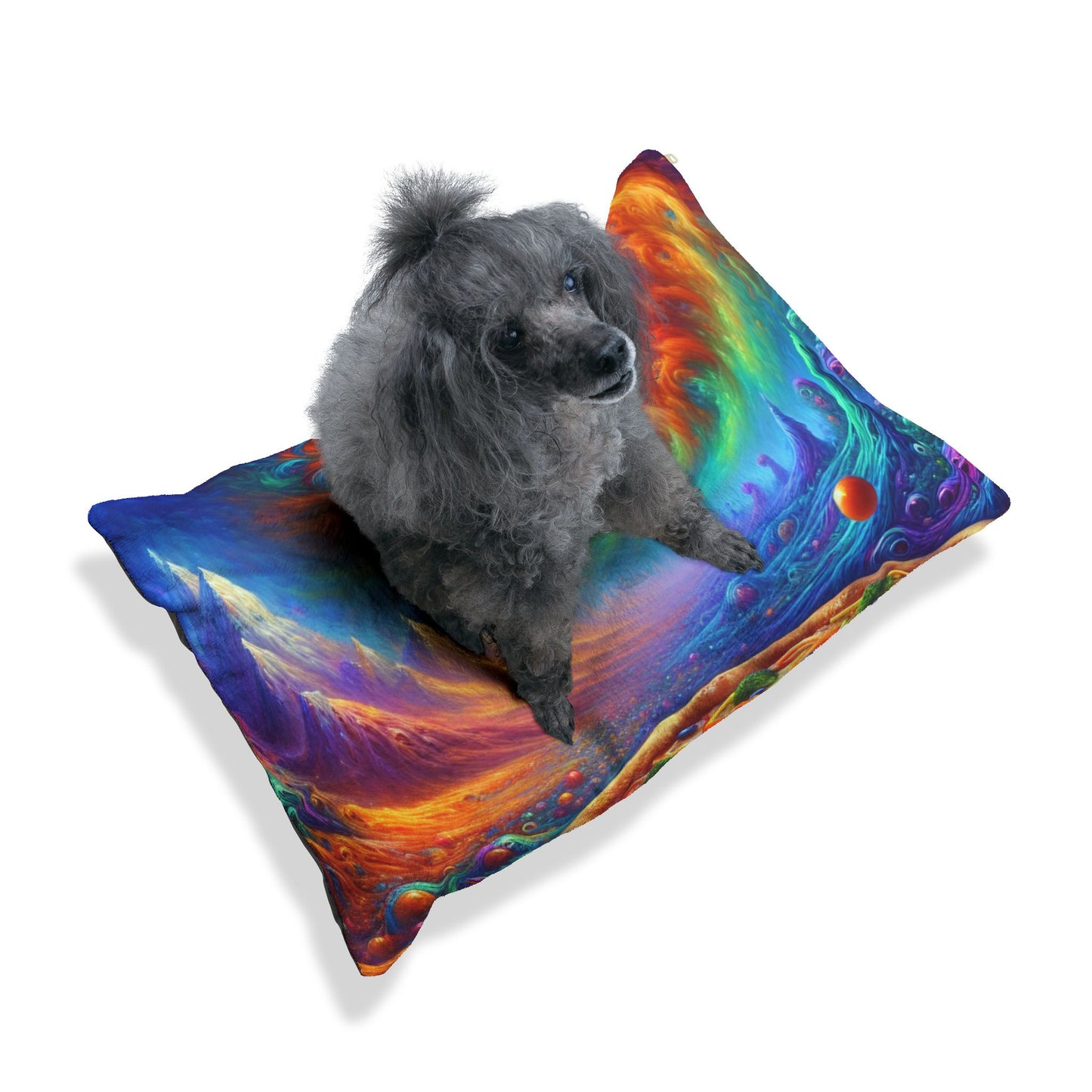 Tie-Dye Pizza Pet Bed 🍕
