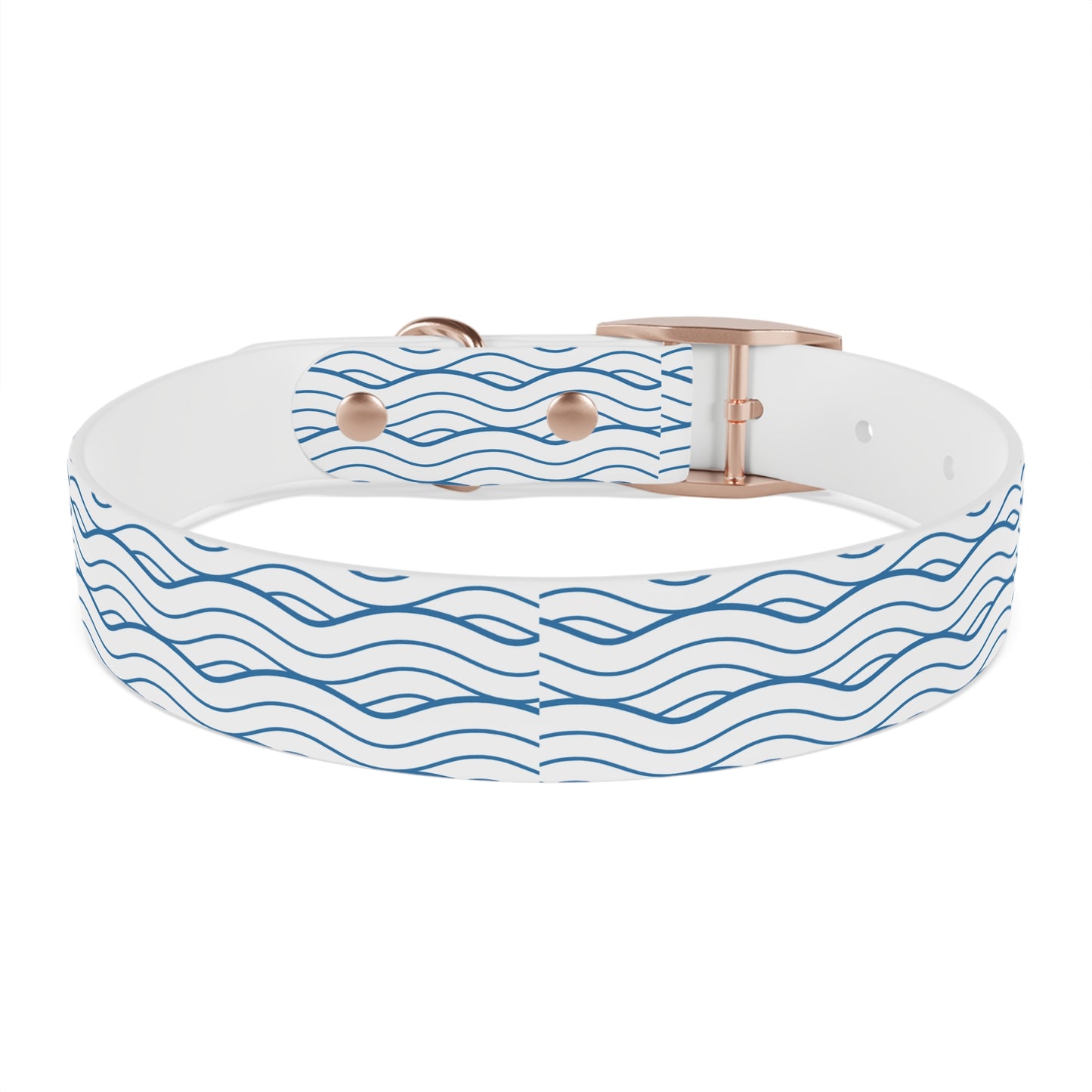 Wave Pattern Dog Collar 🌊