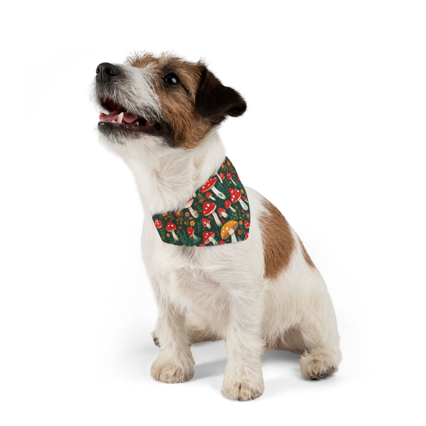 Mushroom Masterpiece Pet Bandana Collar 🍄