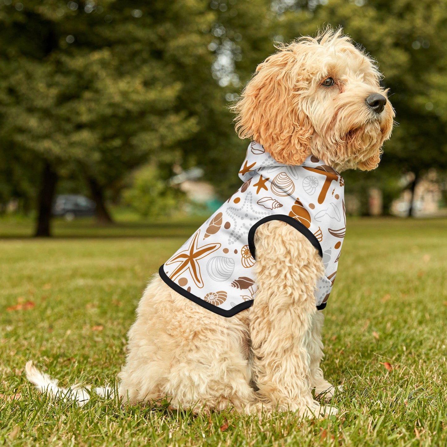 Seashore Pet Hoodie 🐚