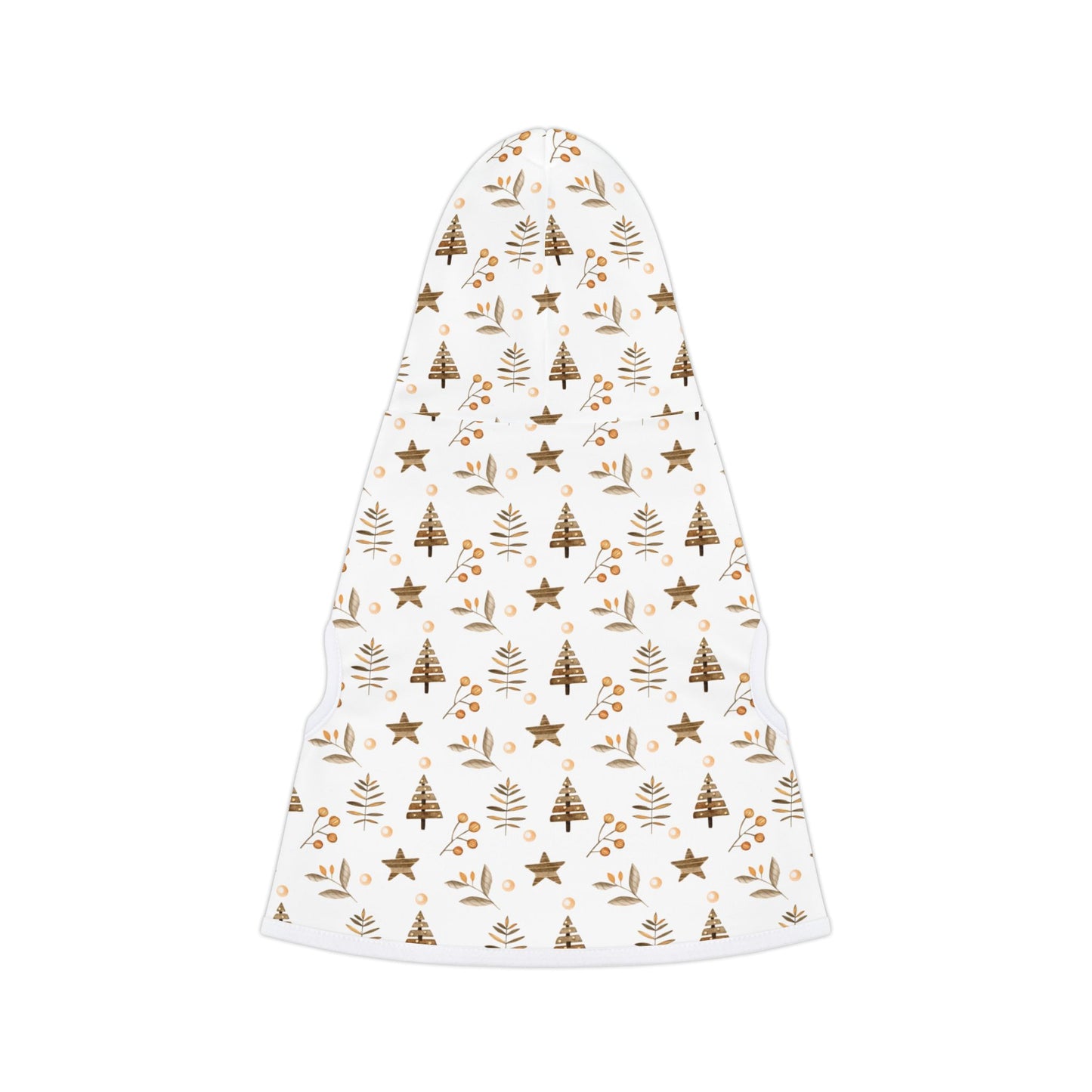 Minimal Holiday Taupe Pet Hoodie 🤎