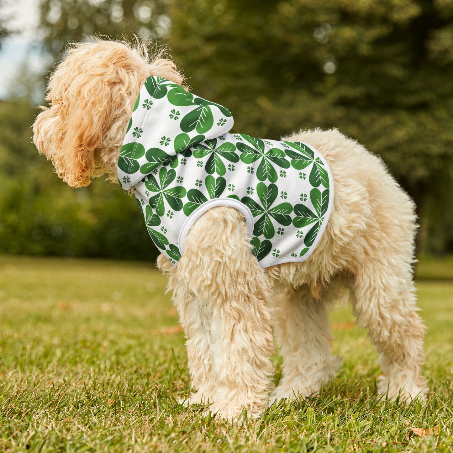 Lucky Clover Pet Hoodie 🍀