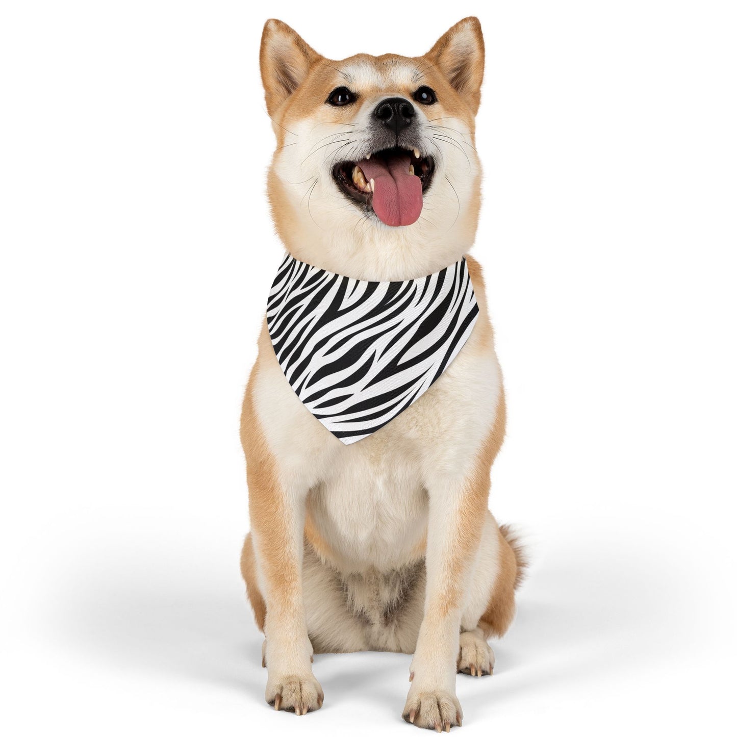 Zebra Pet Bandana Collar 🦓