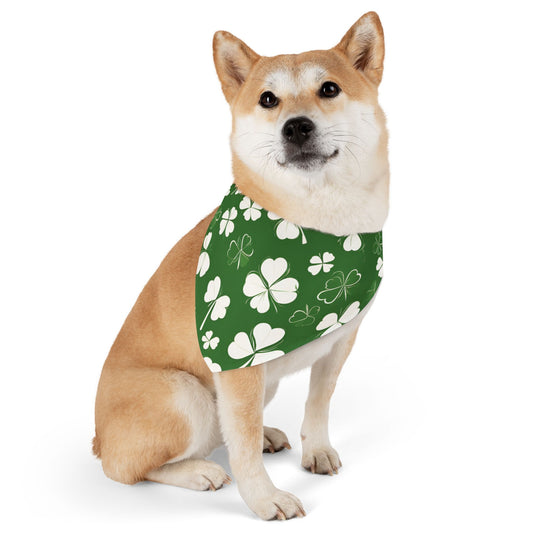 Lucky Pup Pet Bandana Collar 🍀