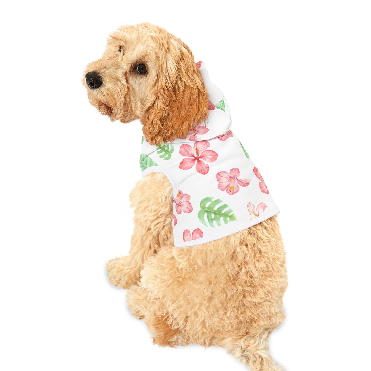 Tropical Floral Pet Hoodie 🌺