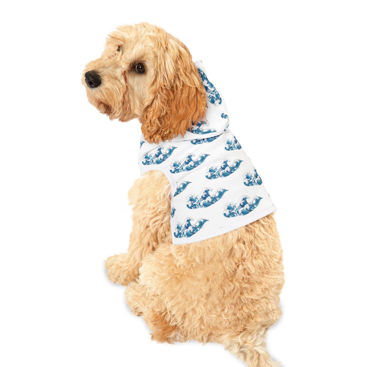 Ocean Wave Pet Hoodie 🌊