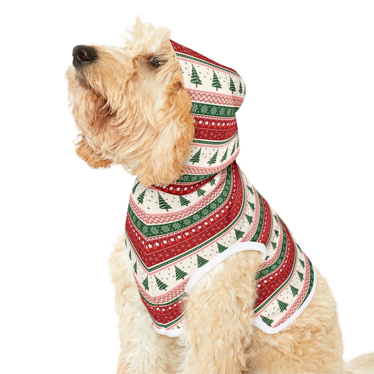 Cozy Christmas Cabin Pet Hoodie 🧣