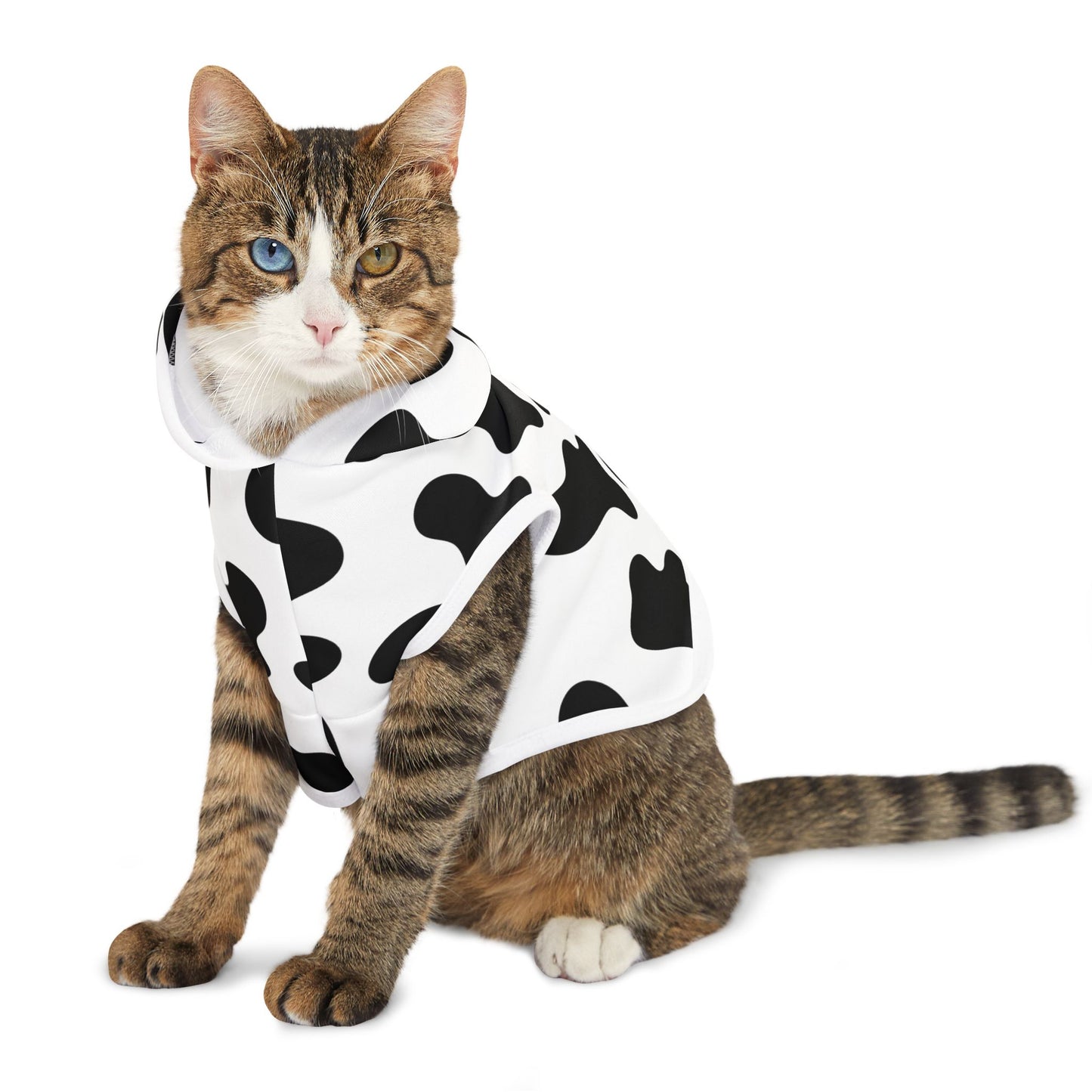 Cow Print Pet Hoodie 🐮