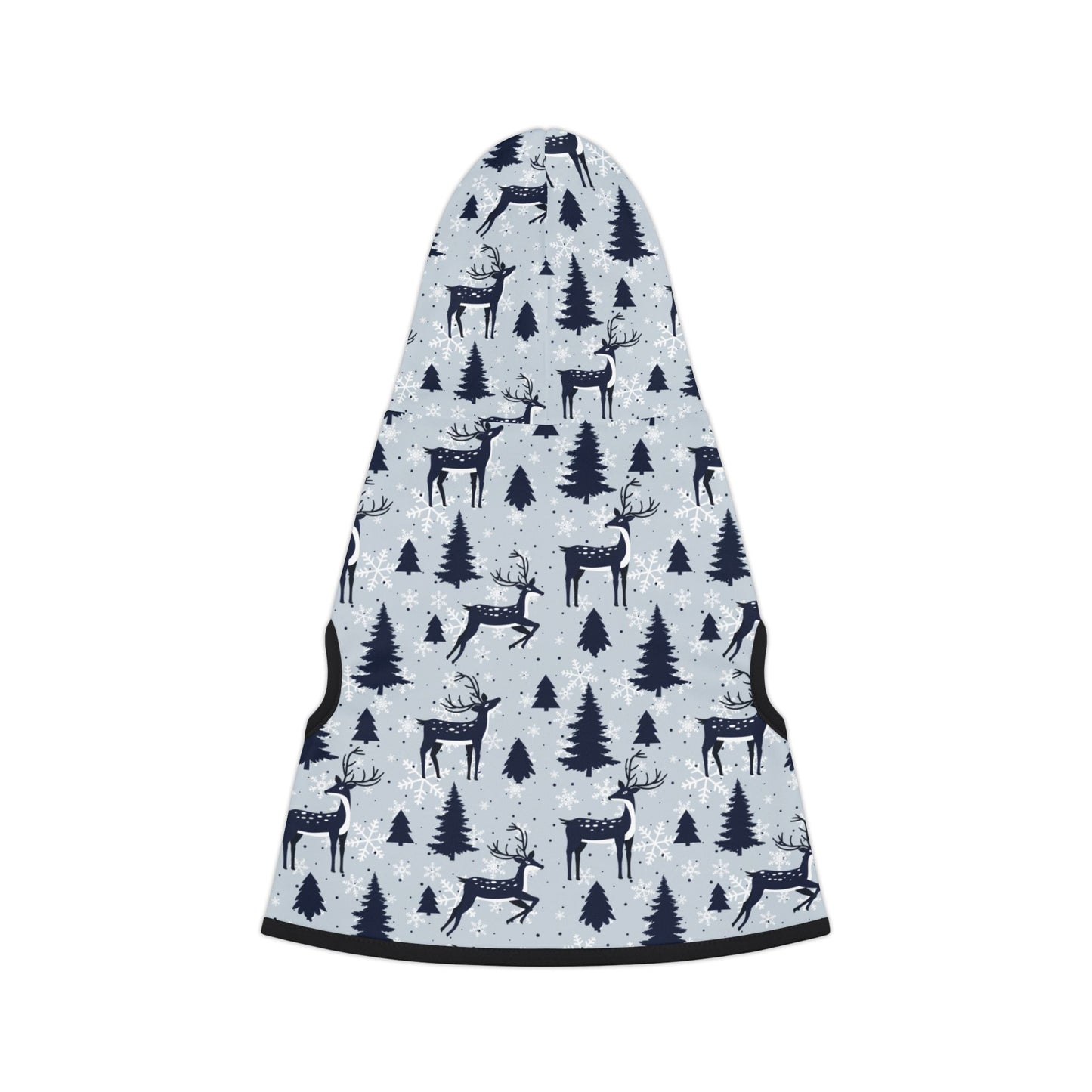 Winter Blue Reindeer Pet Hoodie 🦌