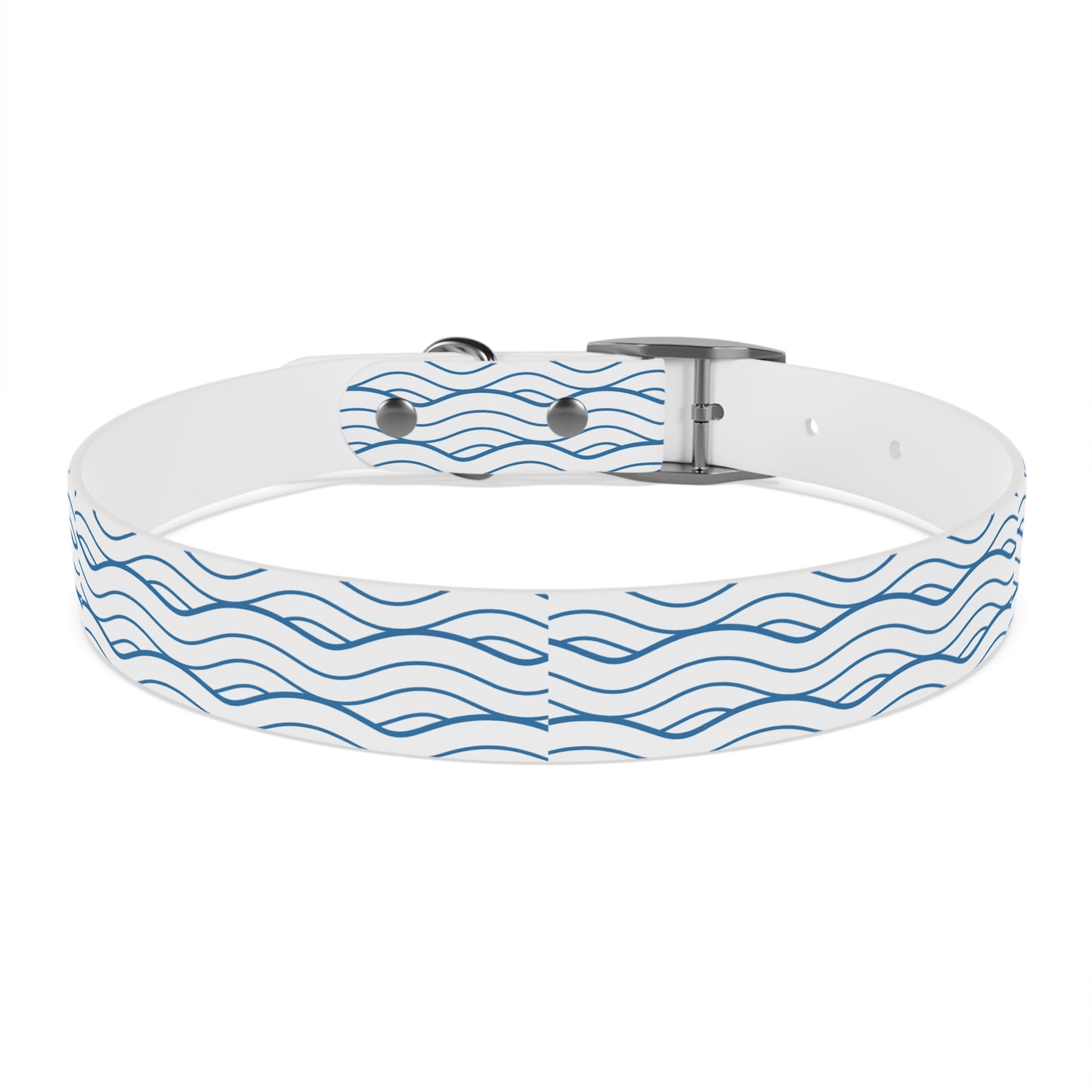 Wave Pattern Dog Collar 🌊