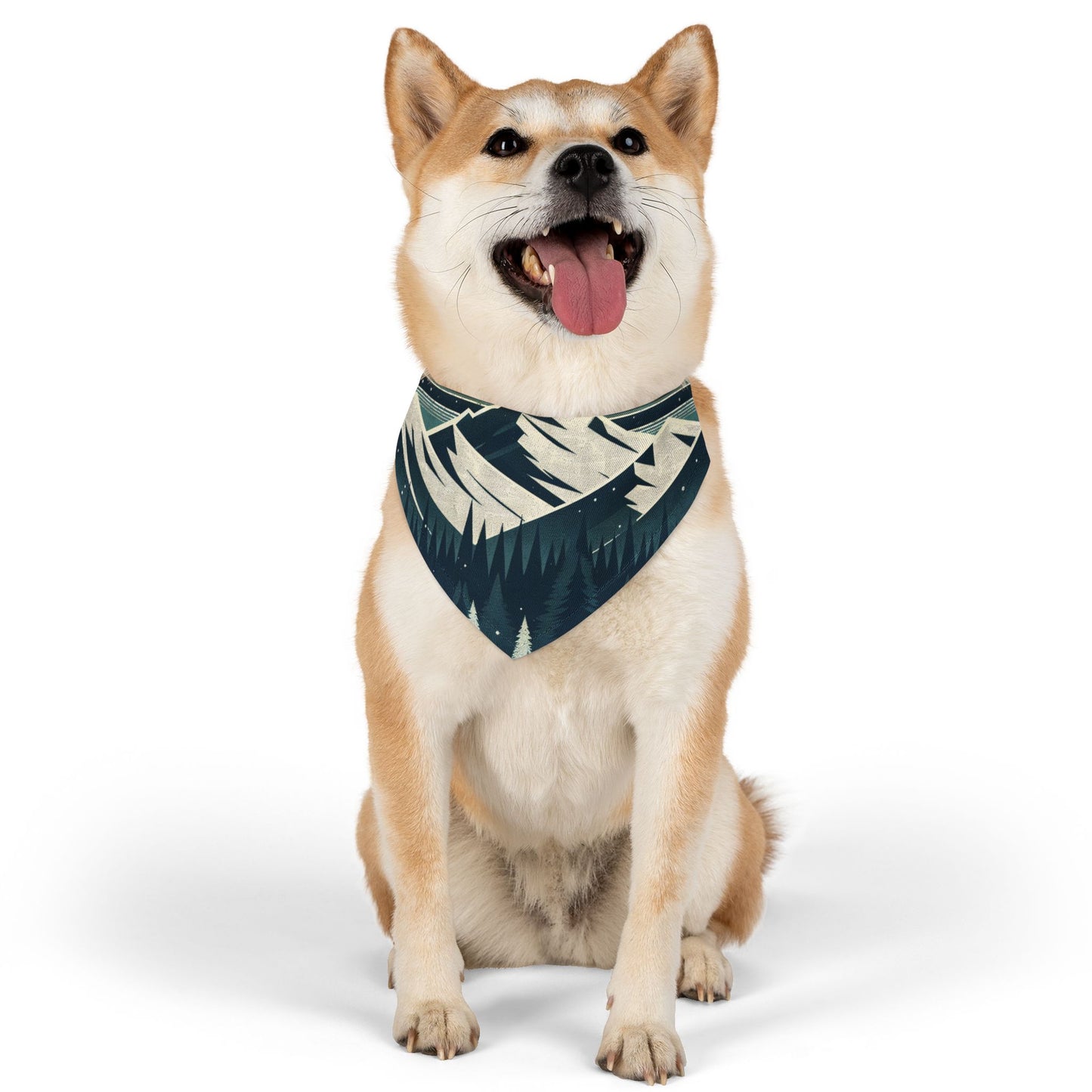 Mountain Pine Pet Bandana Collar