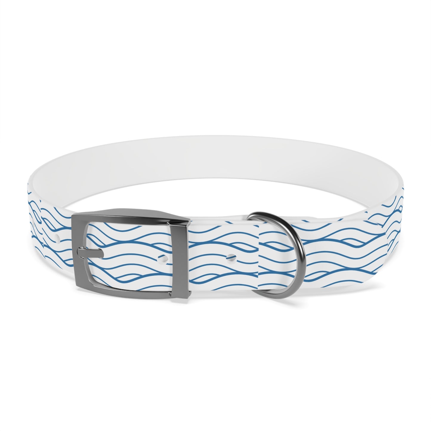 Wave Pattern Dog Collar 🌊