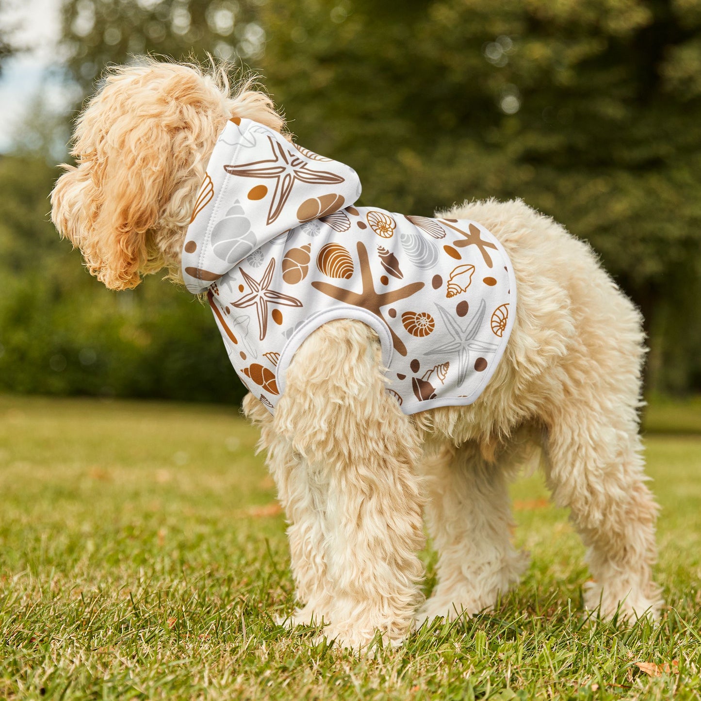 Seashore Pet Hoodie 🐚
