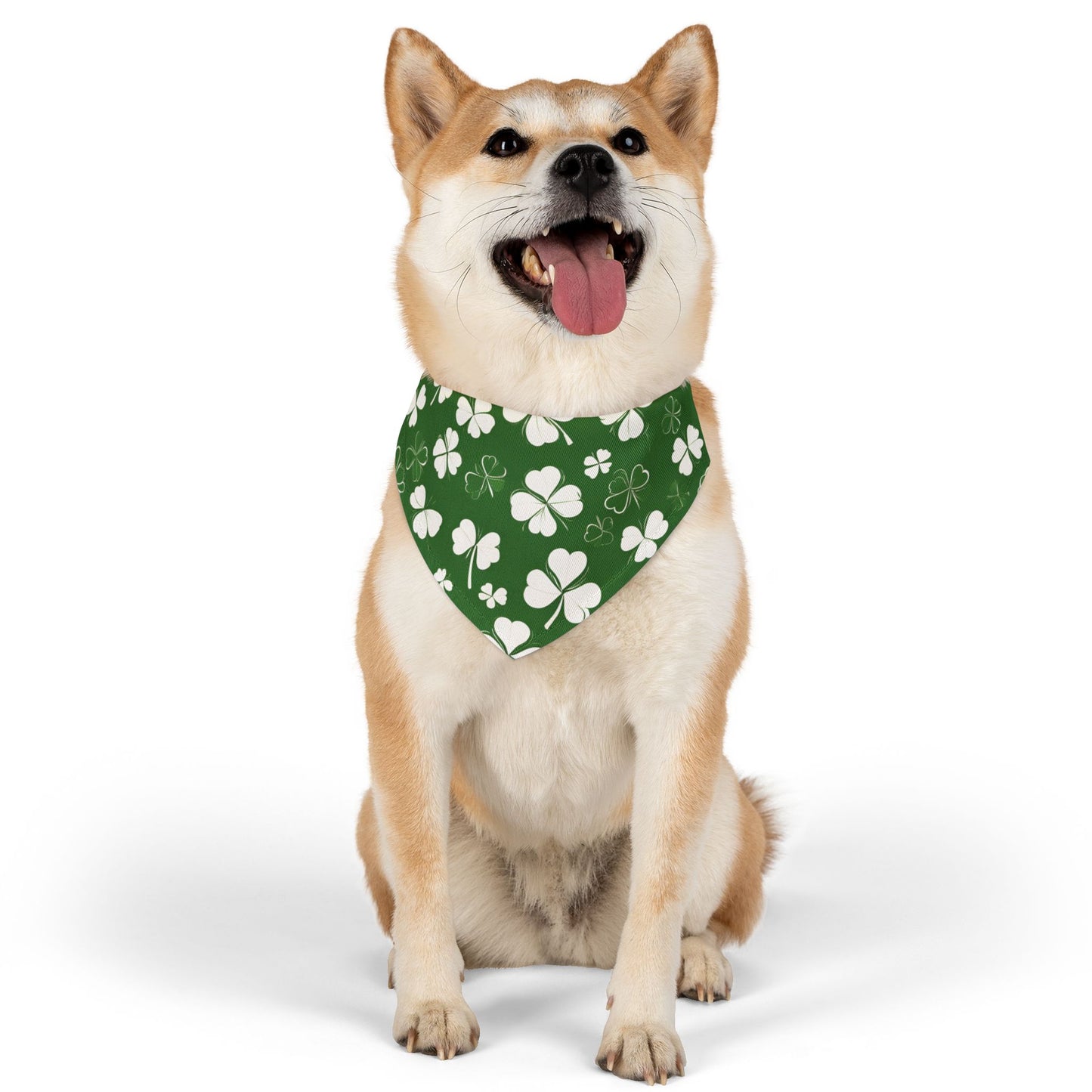 Lucky Pup Pet Bandana Collar 🍀