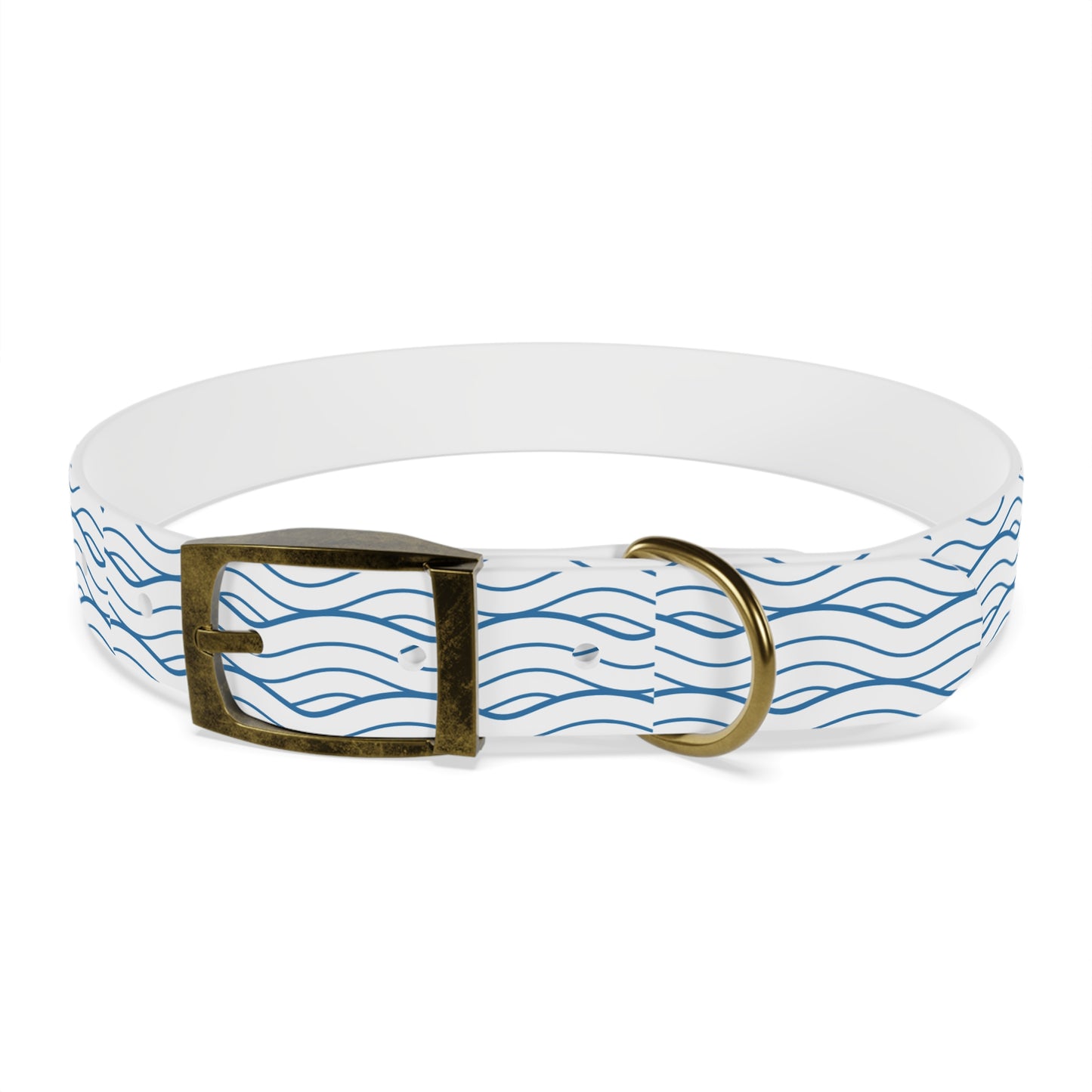 Wave Pattern Dog Collar 🌊