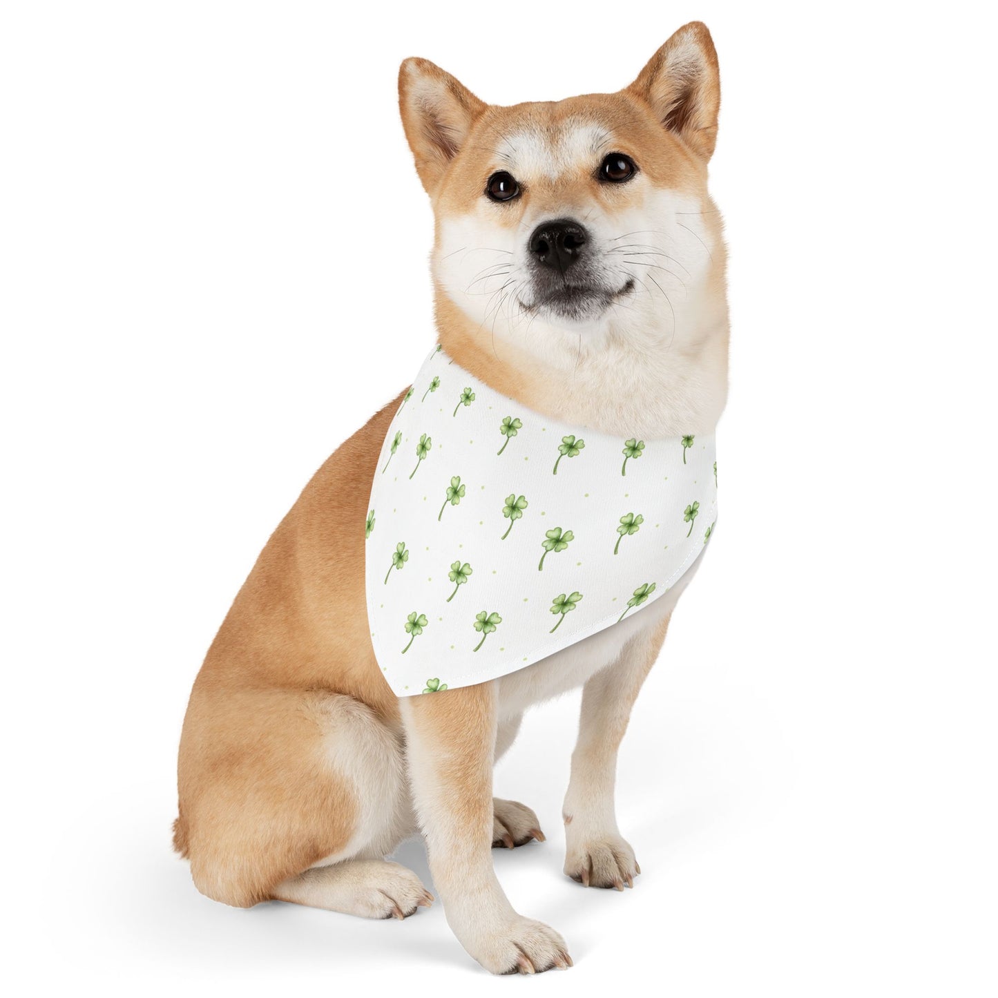 Lucky Clover Pet Bandana Collar 🍀