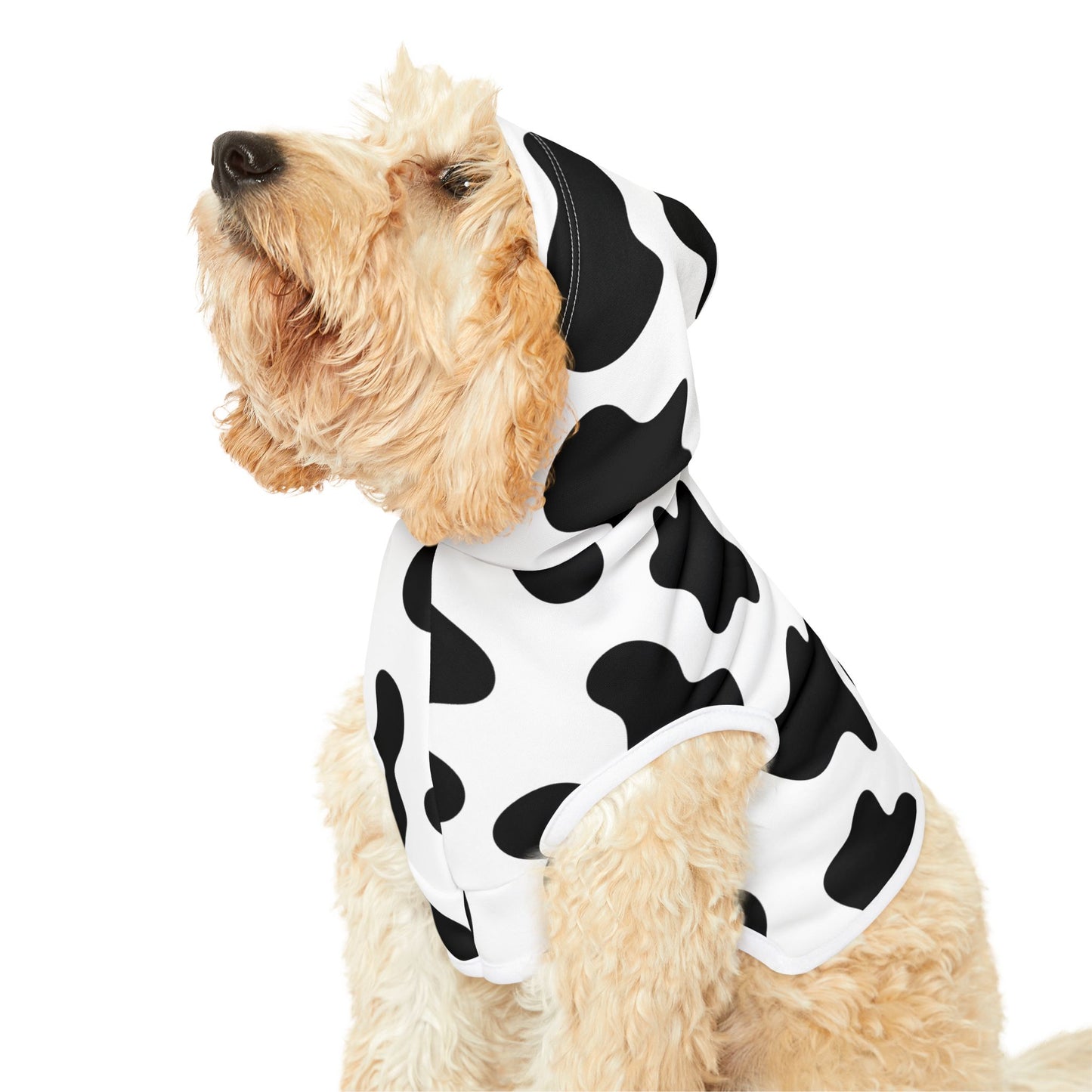 Cow Print Pet Hoodie 🐮