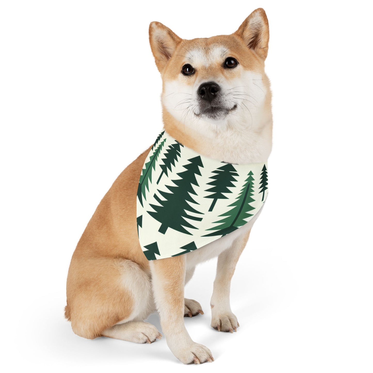 Pine Tree Pet Bandana Collar