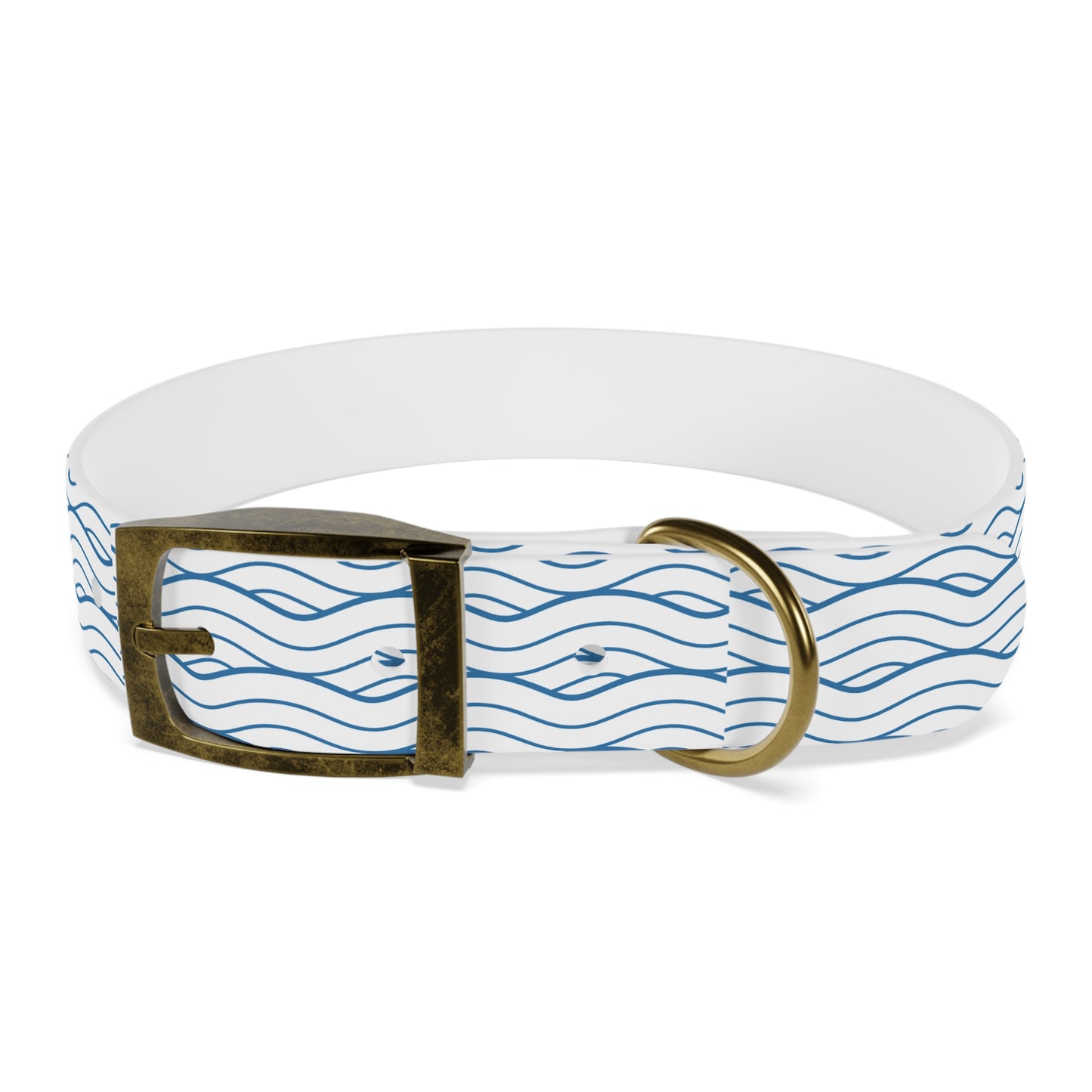 Wave Pattern Dog Collar 🌊
