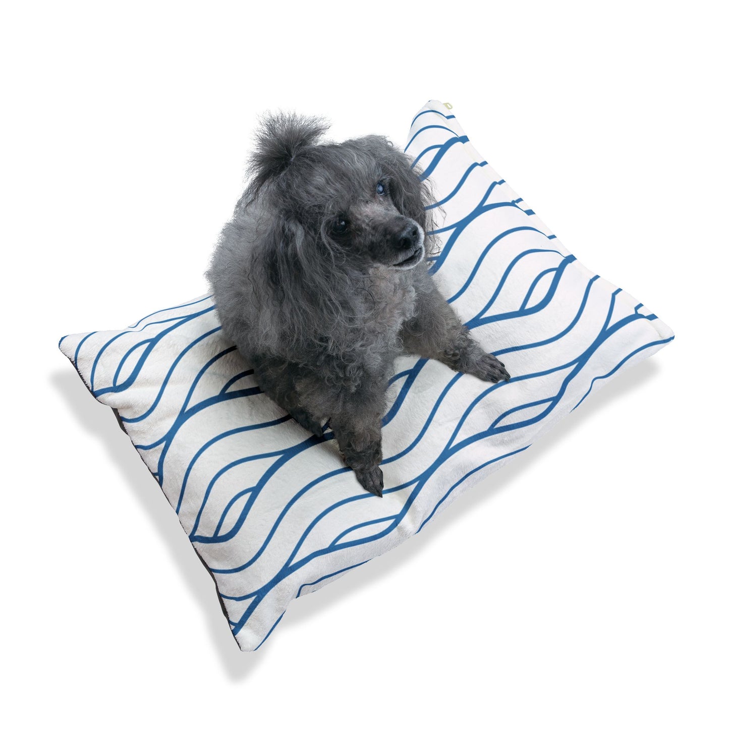 Wave Pattern Pet Bed 🌊