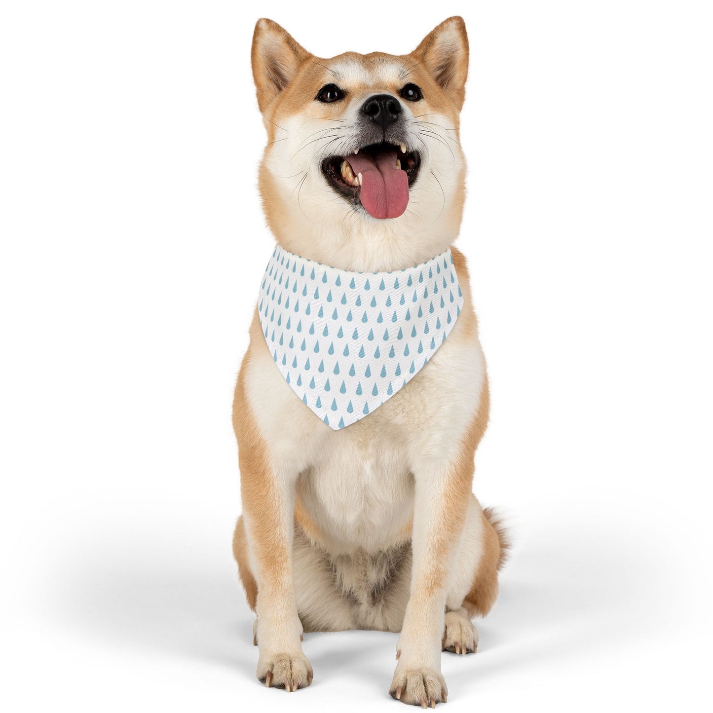 Raindrop Pet Bandana Collar