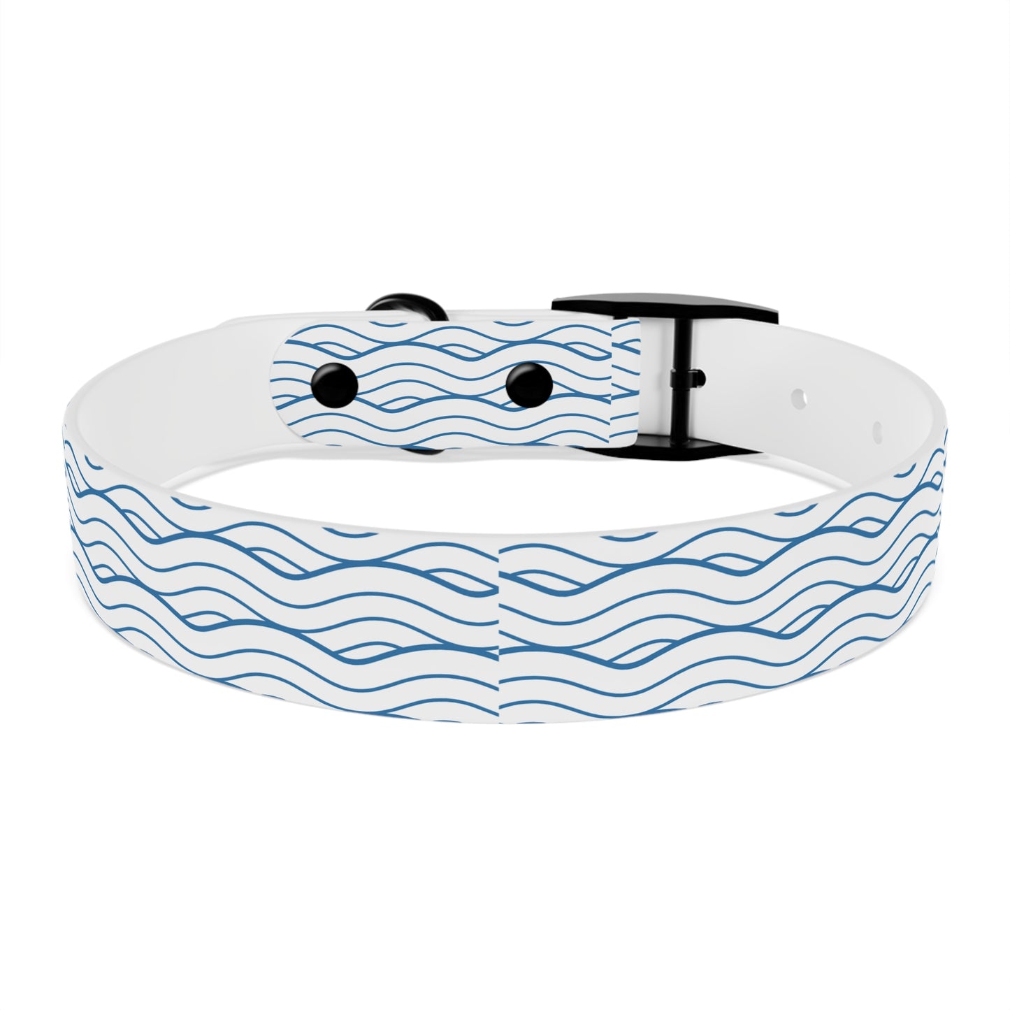 Wave Pattern Dog Collar 🌊
