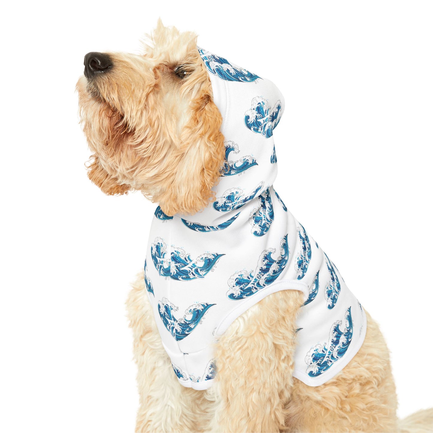 Ocean Wave Pet Hoodie 🌊