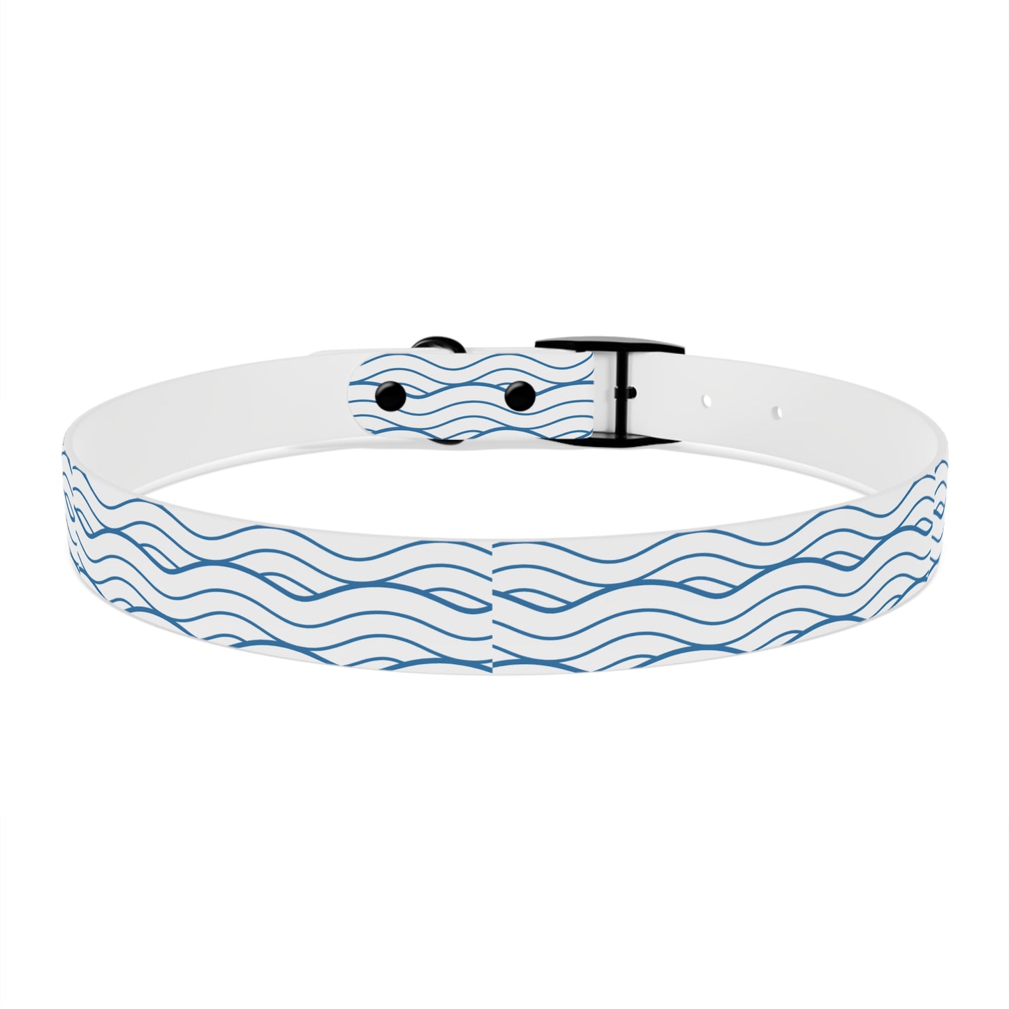 Wave Pattern Dog Collar 🌊