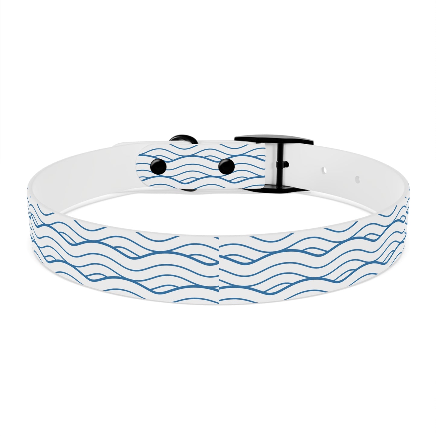 Wave Pattern Dog Collar 🌊