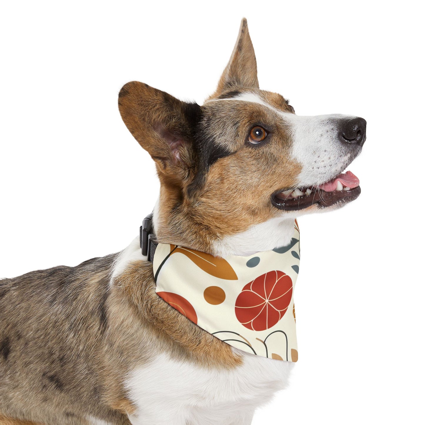 Floral Leaf Pet Bandana Collar