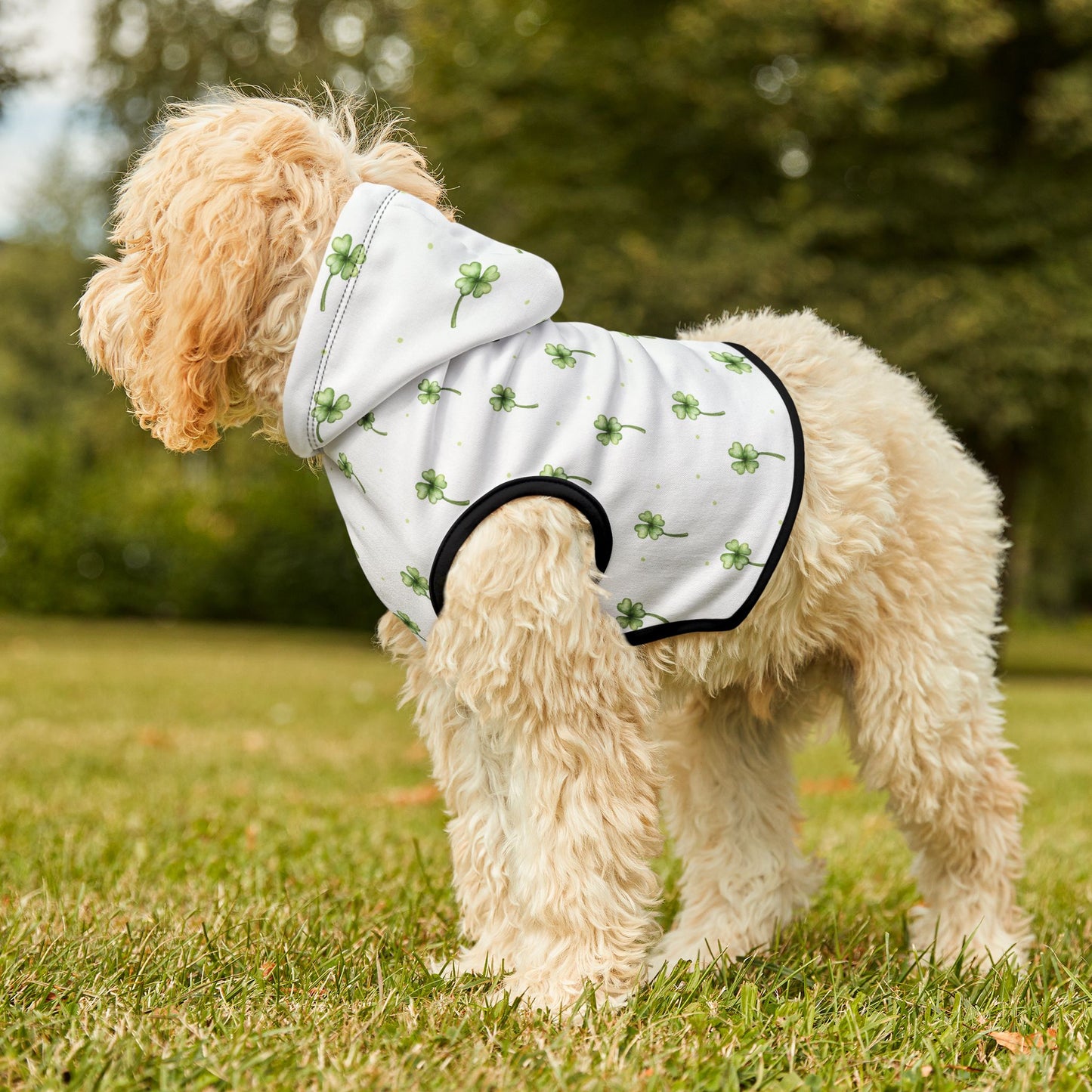 Lucky Clover Pet Hoodie 🍀