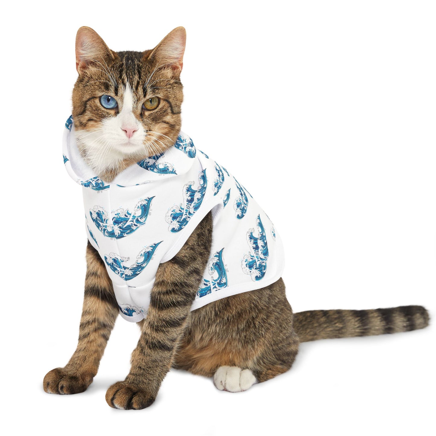Ocean Wave Pet Hoodie 🌊