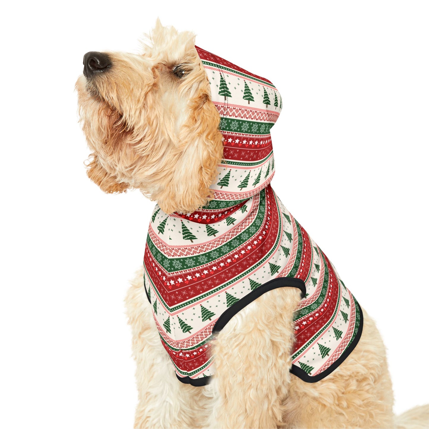 Cozy Christmas Cabin Pet Hoodie 🧣