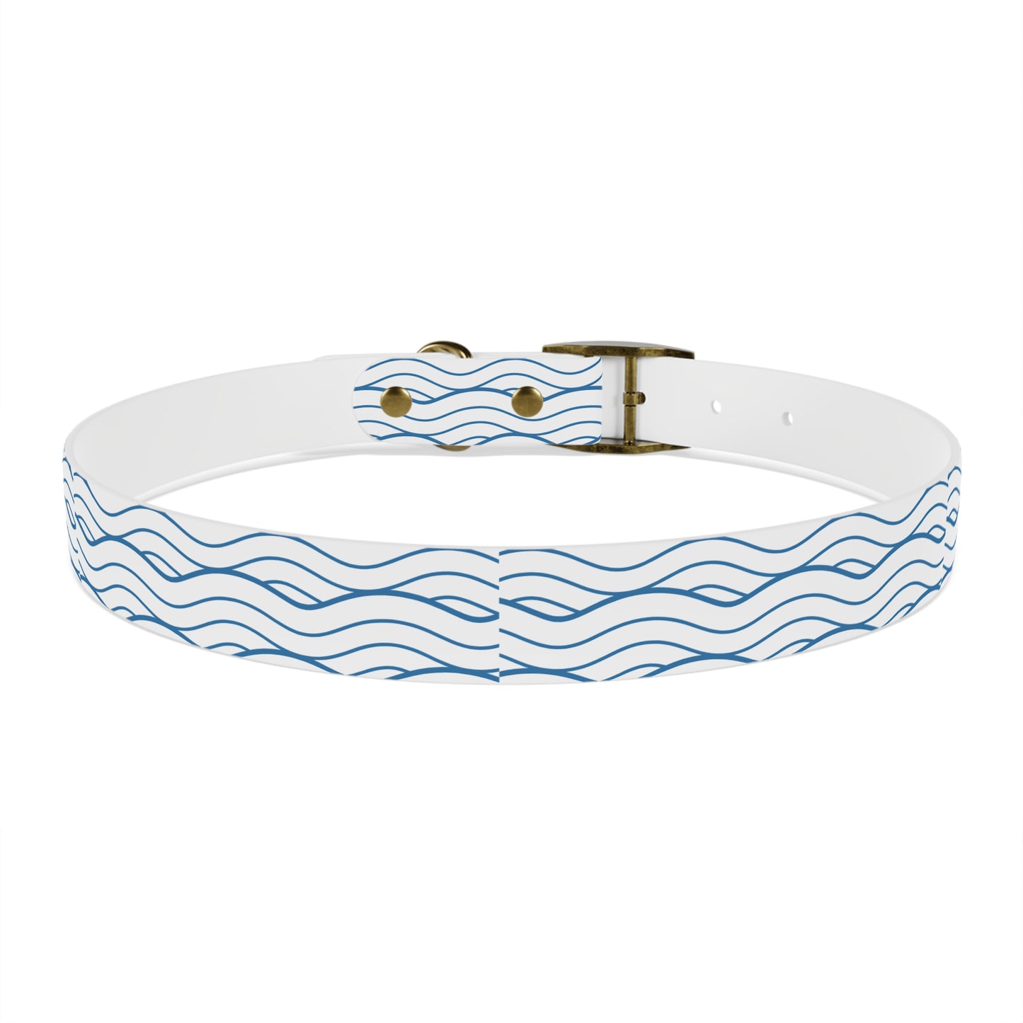 Wave Pattern Dog Collar 🌊