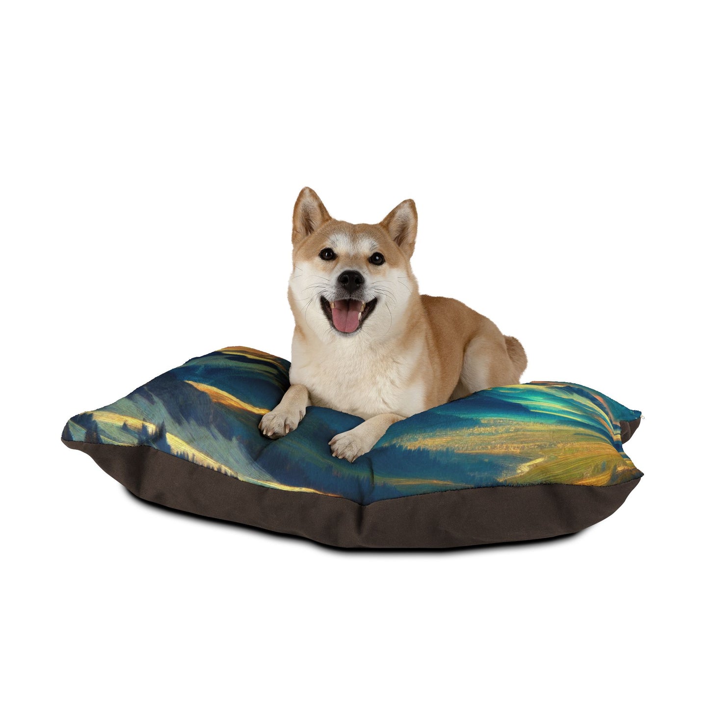 Starry Night Magic Mountain Pet Bed