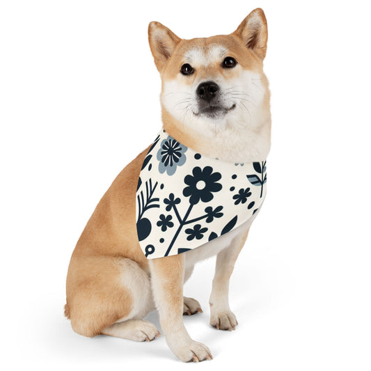 Floral Friend Pet Bandana Collar