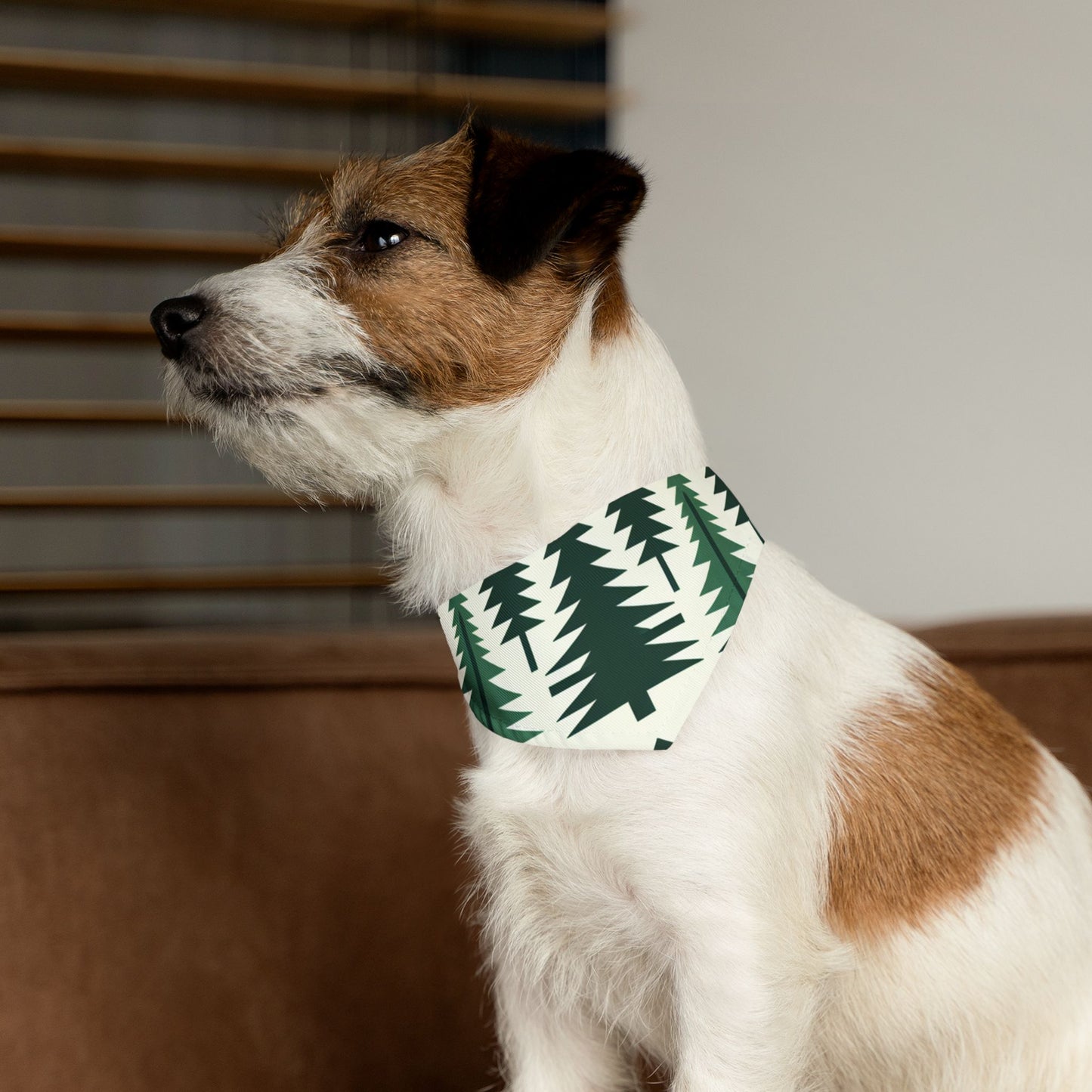 Pine Tree Pet Bandana Collar