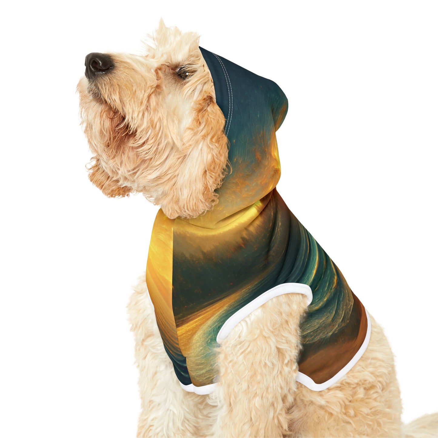 Surreal Sunset Beach Pet Hoodie