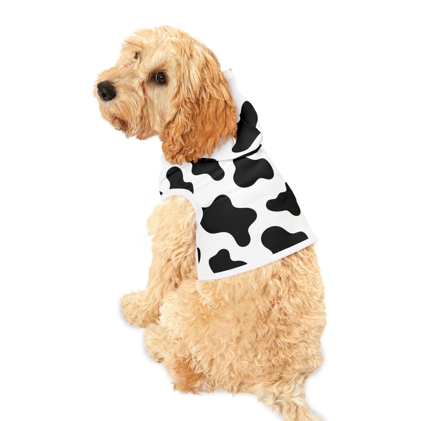 Cow Print Pet Hoodie 🐮