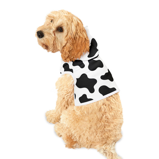 Cow Print Pet Hoodie 🐮