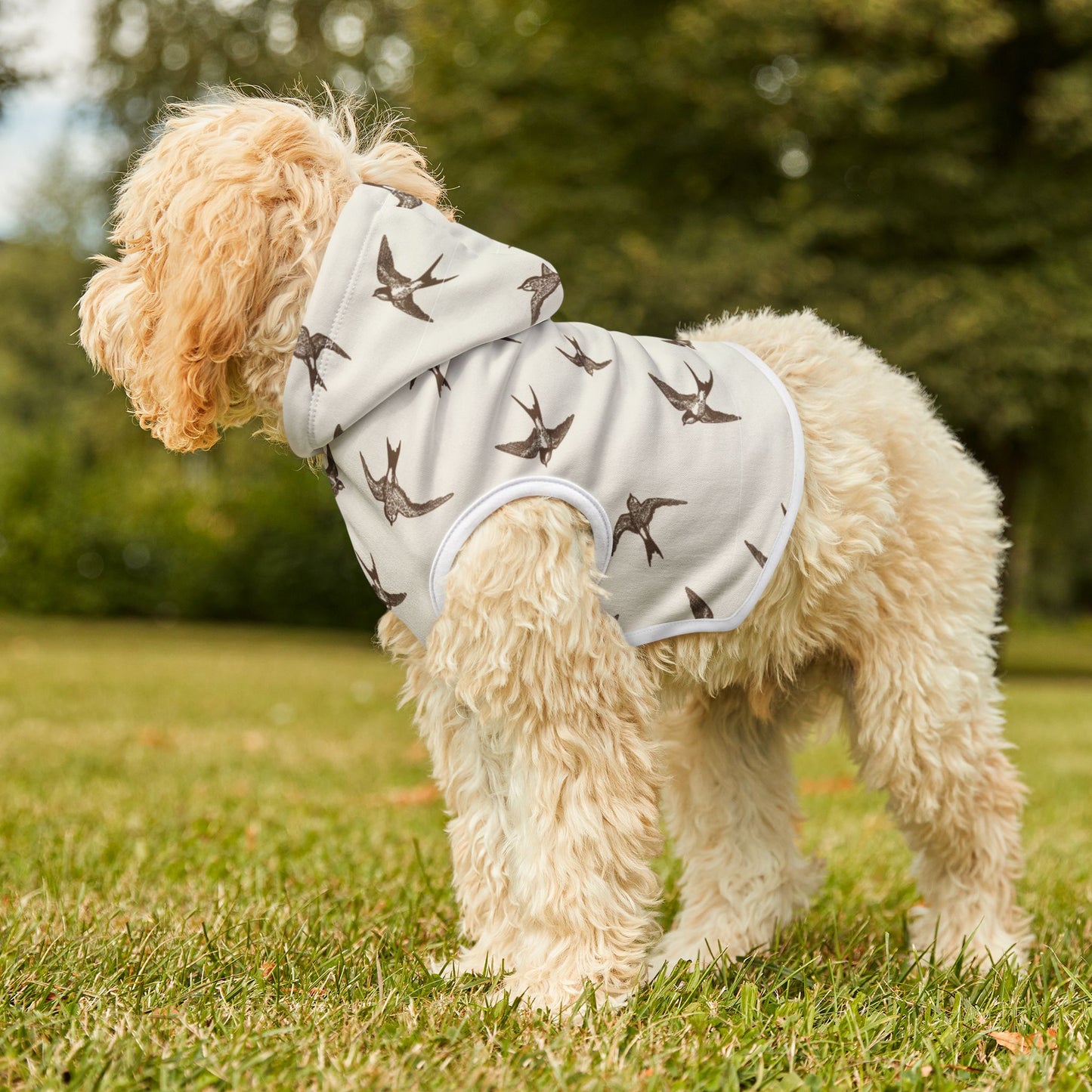 Boho Bird Pet Hoodie✨